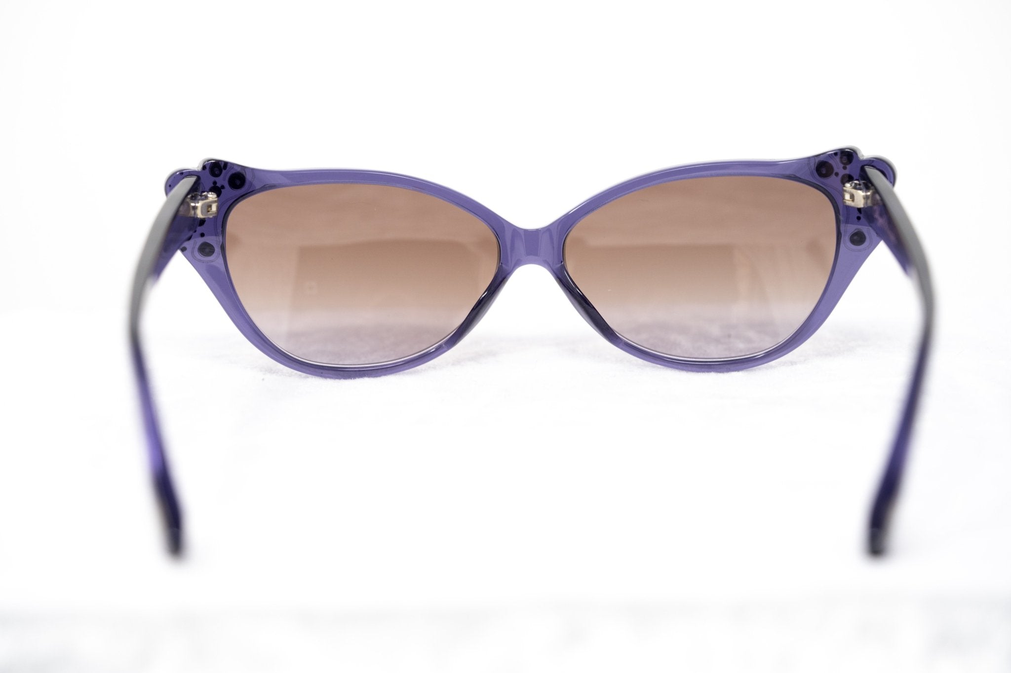 Agent Provocateur Sunglasses Cat Eye Purple and Brown Lenses - AP55C11OPT - Watches & Crystals