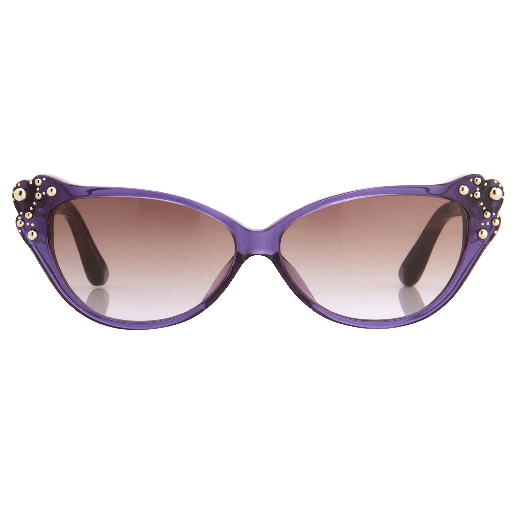 Agent Provocateur Sunglasses Cat Eye Purple and Brown Lenses - AP55C11OPT - Watches & Crystals