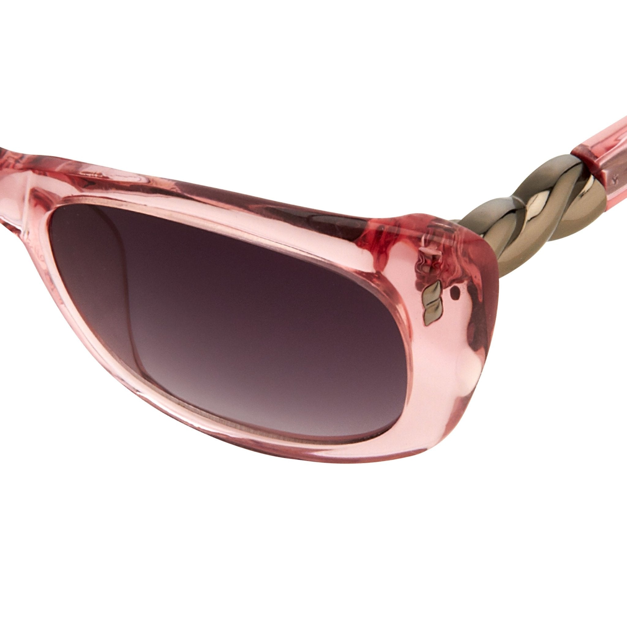 Agent Provocateur Sunglasses Rectangle Pink and Grey Lenses - AP25C3SUN - Watches & Crystals