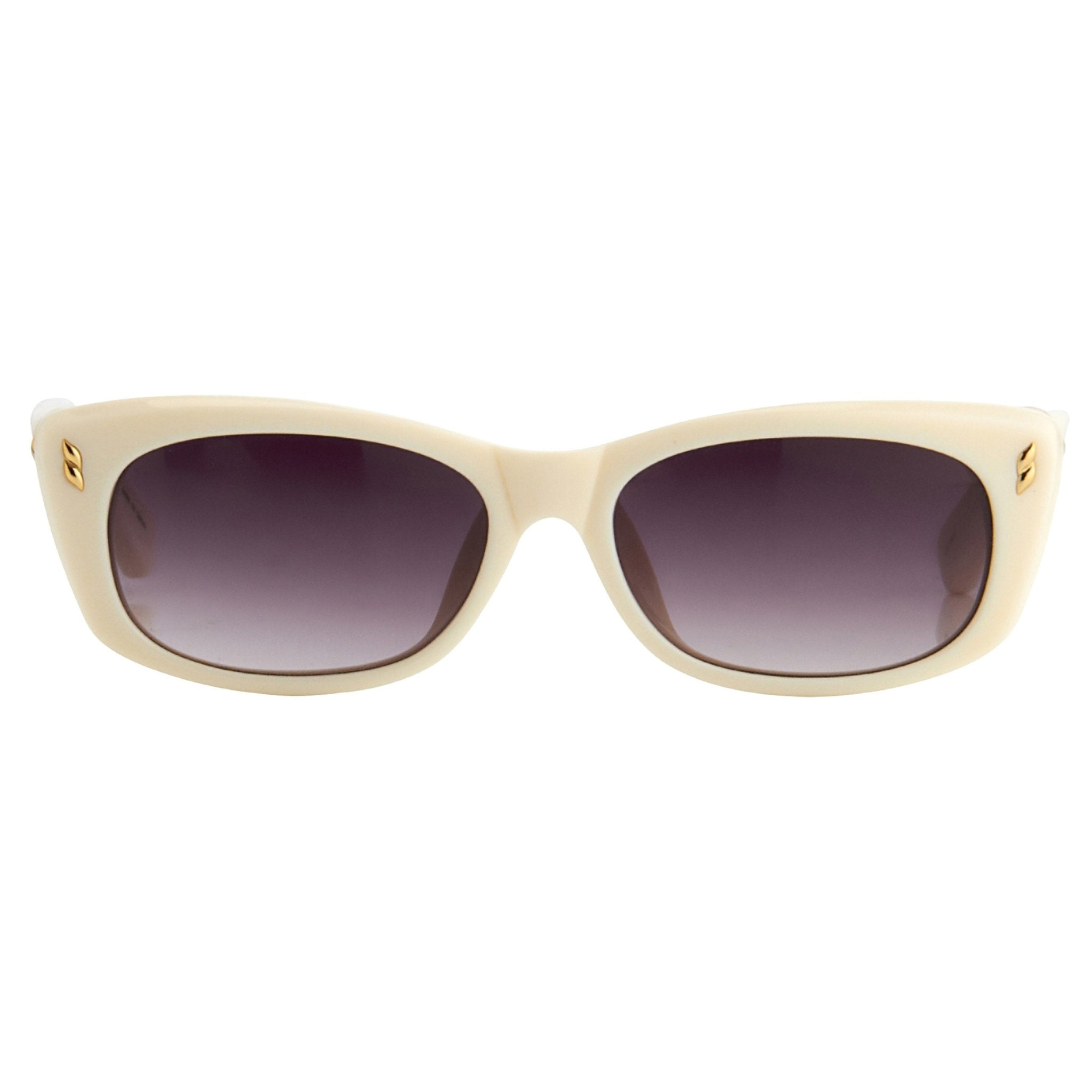 Agent Provocateur Sunglasses Rectangle White and Grey Lenses - AP25C2SUN - Watches & Crystals