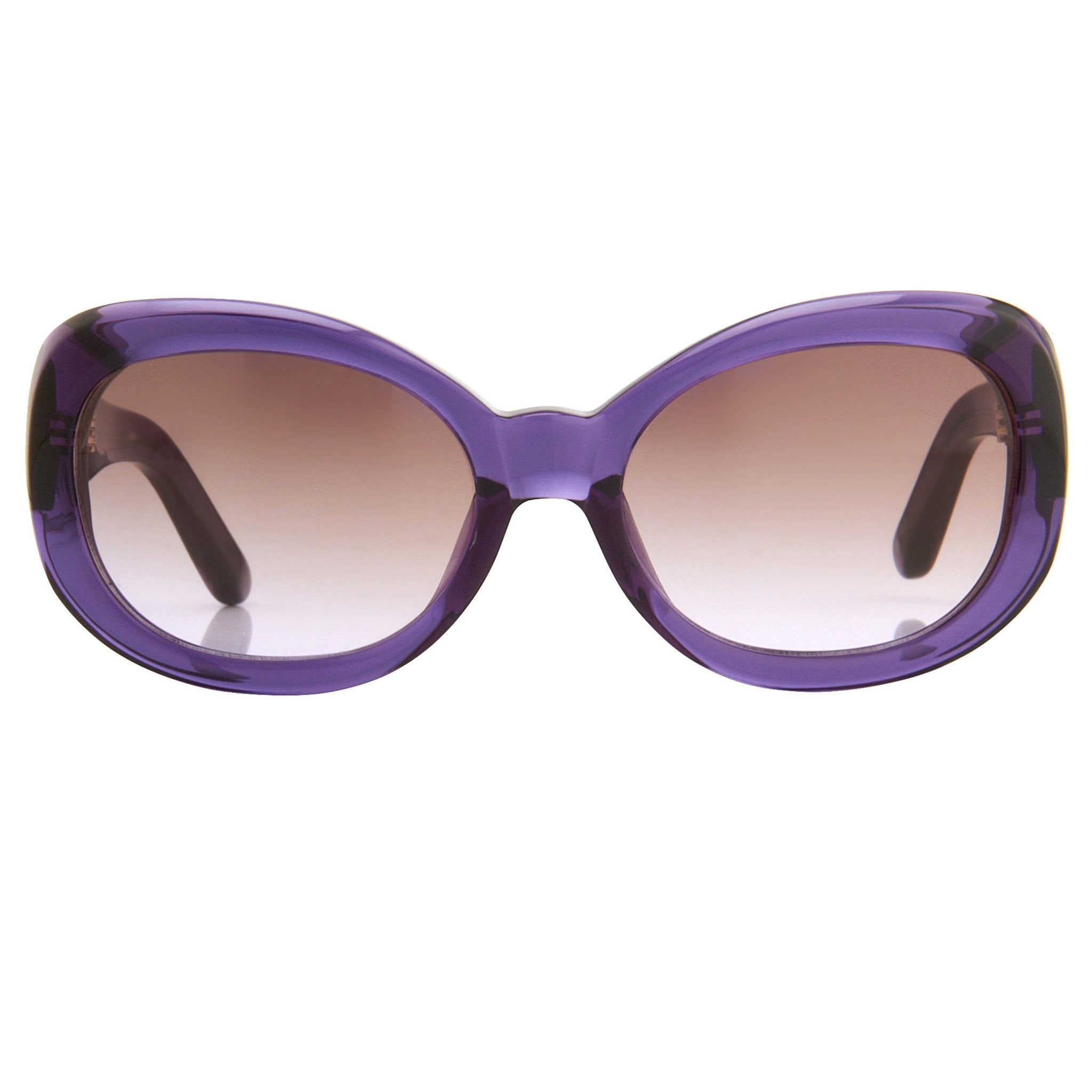 Agent Provocateur Sunglasses Round Purple and Brown Lenses - AP57C5SUN - Watches & Crystals