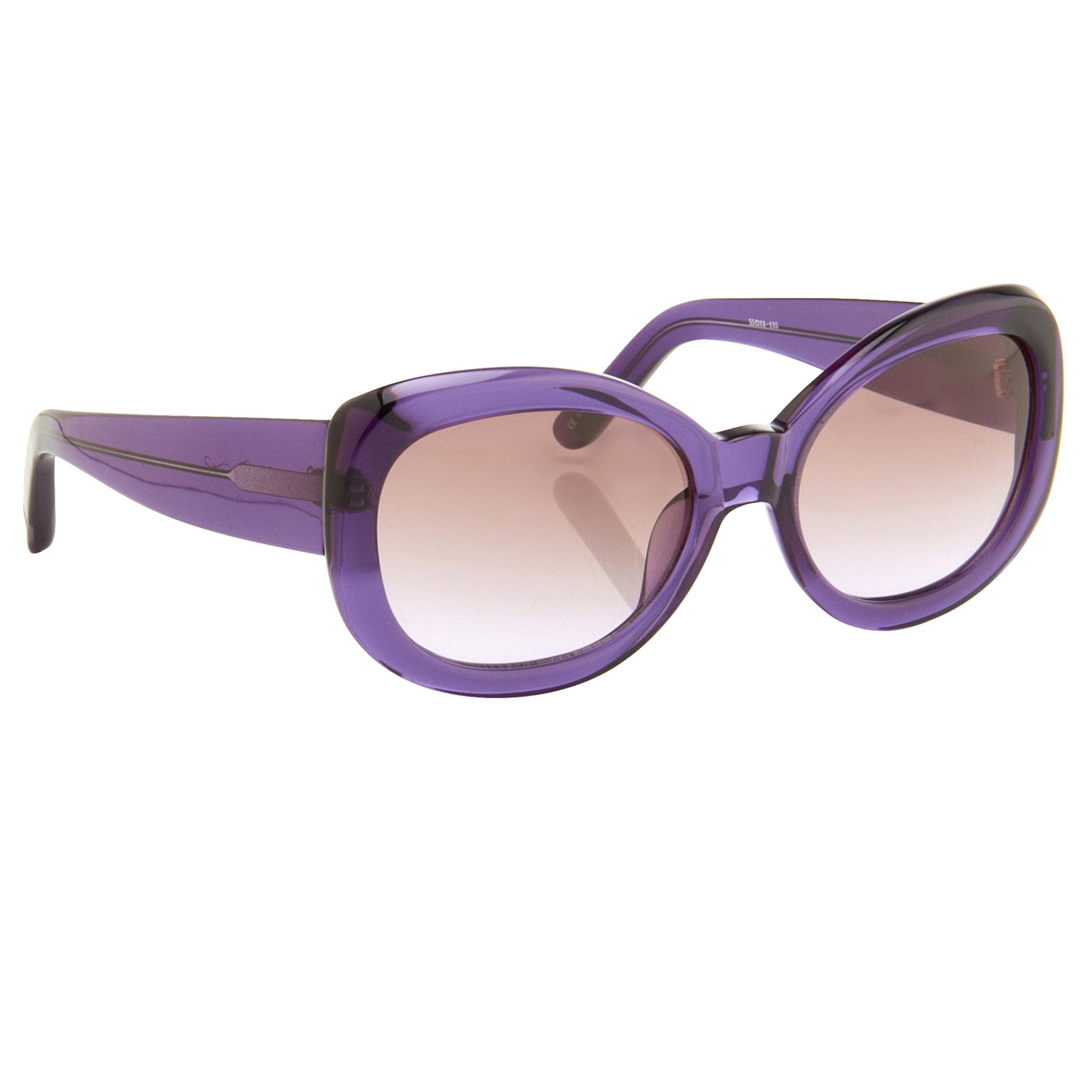 Agent Provocateur Sunglasses Round Purple and Brown Lenses - AP57C5SUN - Watches & Crystals