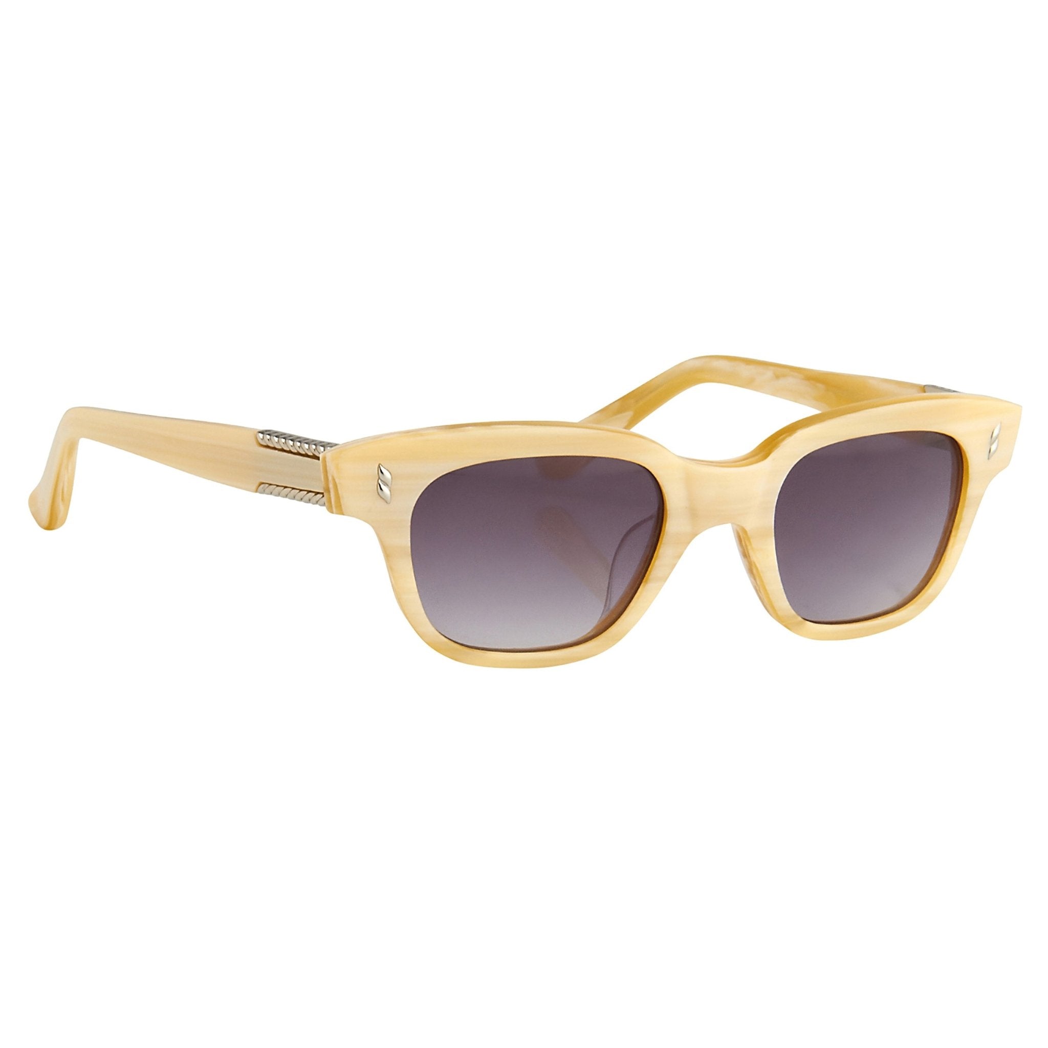 Agent Provocateur Sunglasses Square Striped Yellow and Grey Lenses Category 3 - AP24C6SUN - Watches & Crystals