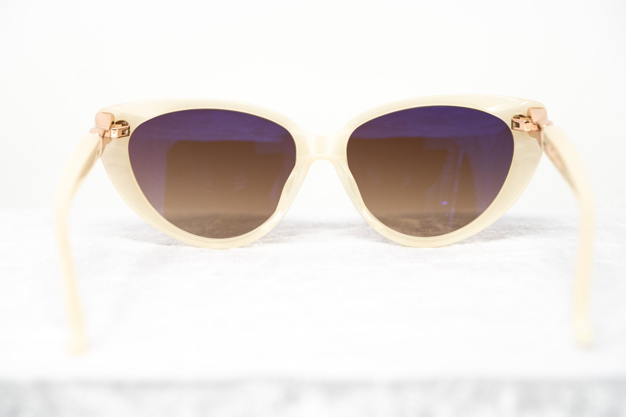 Agent Provocateur Women Sunglasses Cat Eye Beige and Brown Lenses - AP19C8SUN - Watches & Crystals