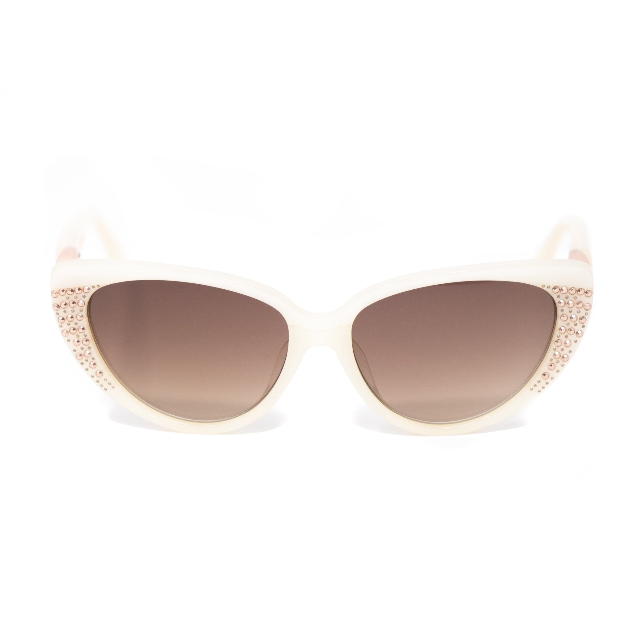 Agent Provocateur Women Sunglasses Cat Eye Beige and Brown Lenses - AP19C8SUN - Watches & Crystals