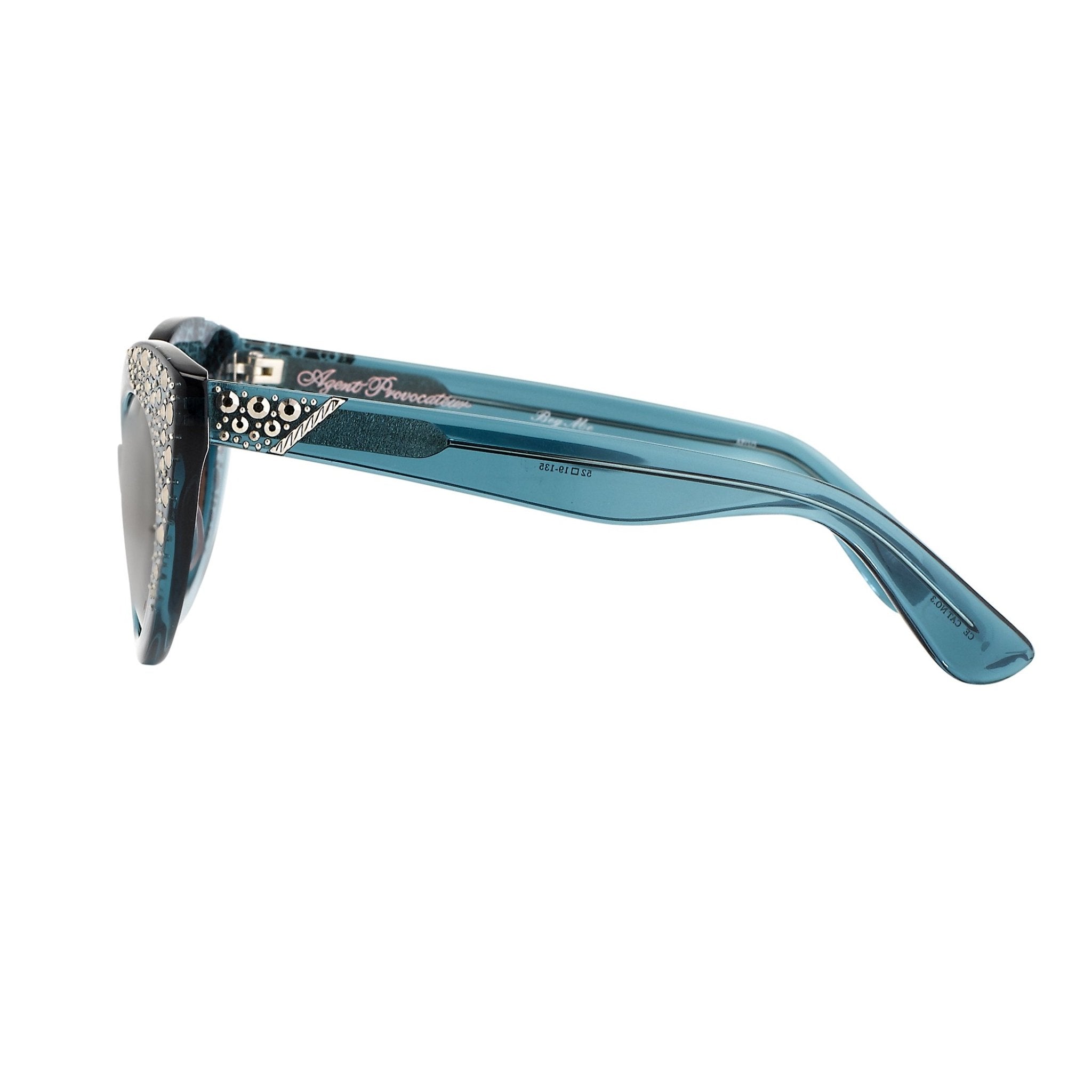 Agent Provocateur Women Sunglasses Oval Blue and Grey Lenses Category 3 - AP1C5SUN - Watches & Crystals