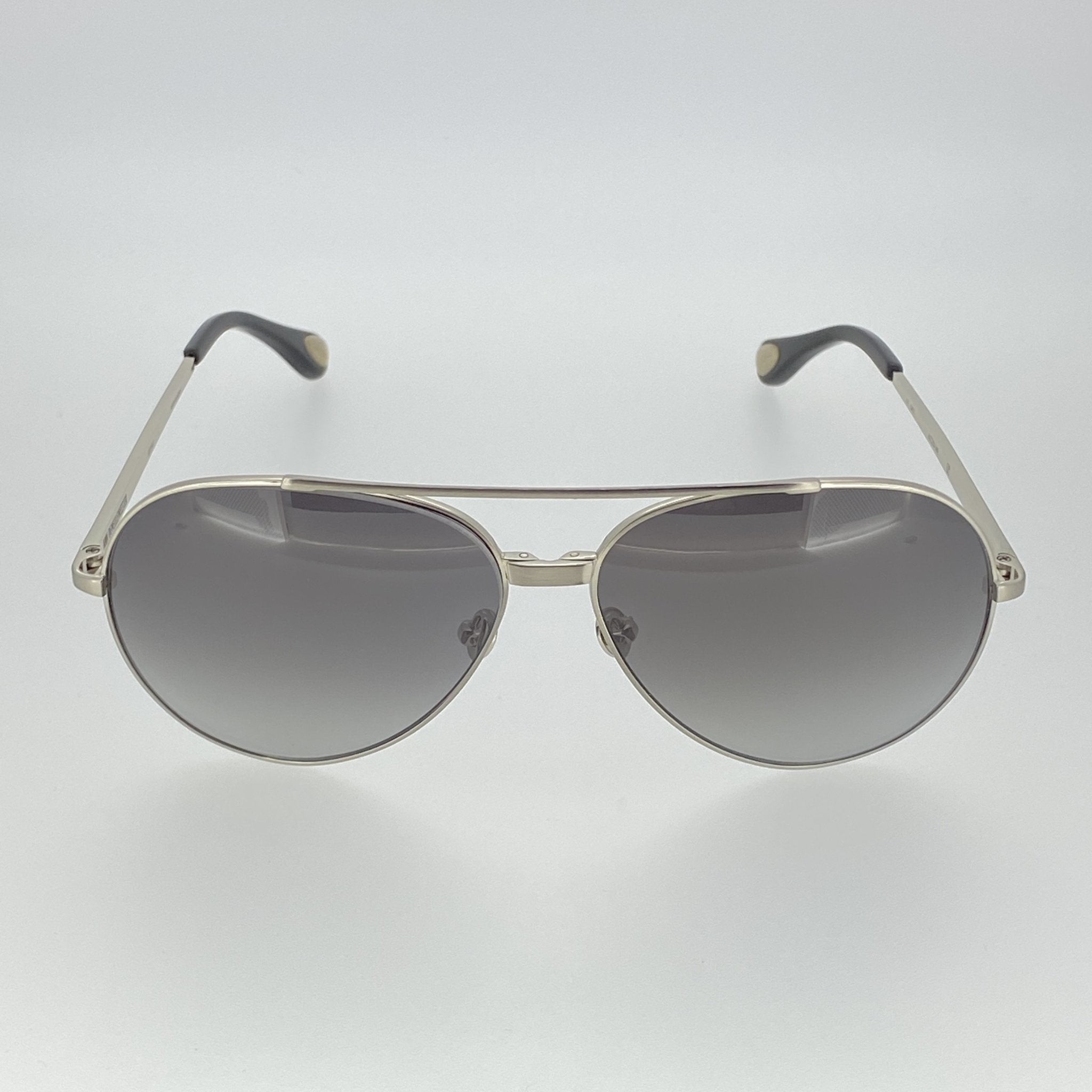 Ann Demeulemeester Sunglasses 925 Silver Titanium with Grey Lenses AD14C1SUN - Watches & Crystals