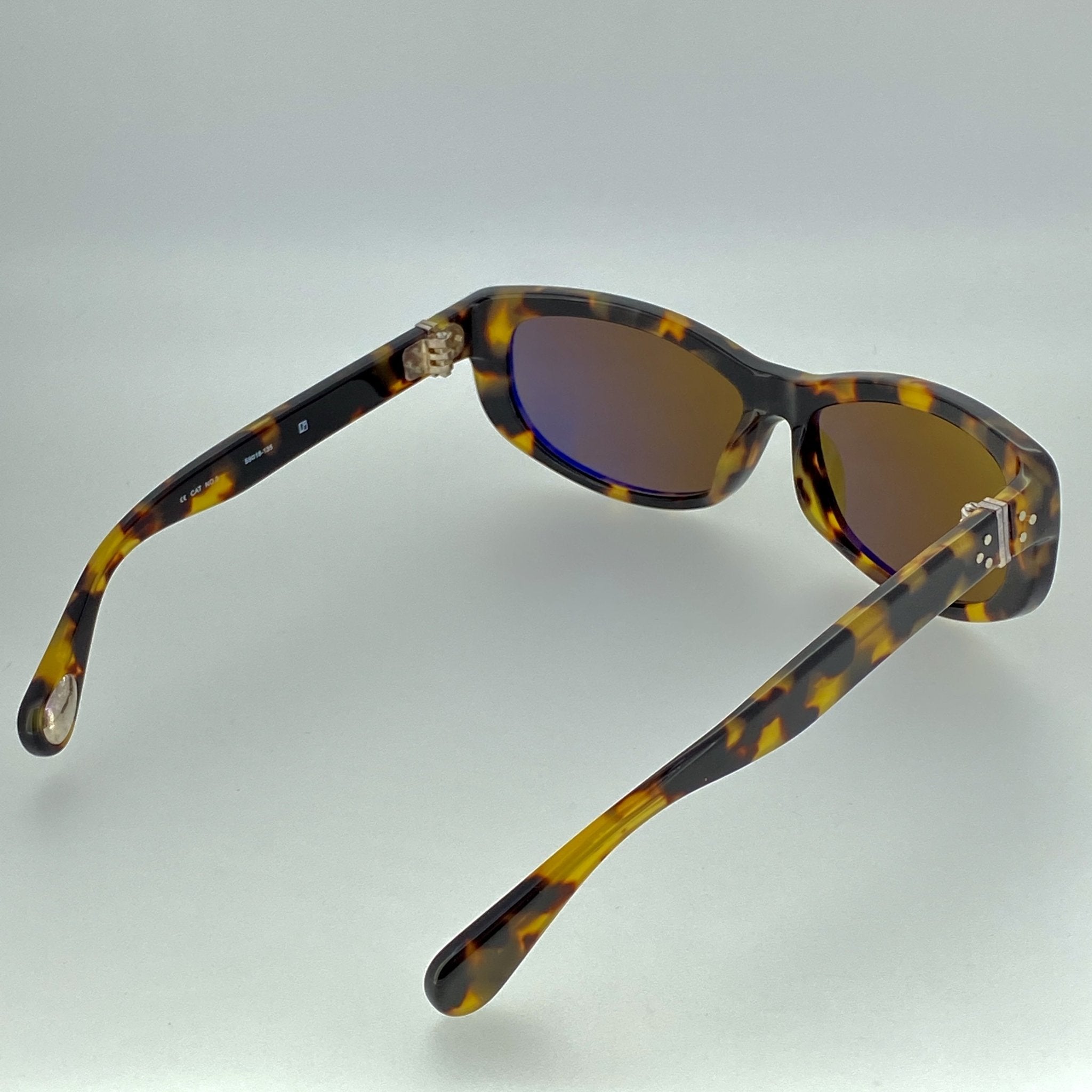 Ann Demeulemeester Sunglasses Cat Eye Tortoise Shell 925 Silver with Brown Lenses Category 3 Dark Tint AD29C2SUN - Watches & Crystals