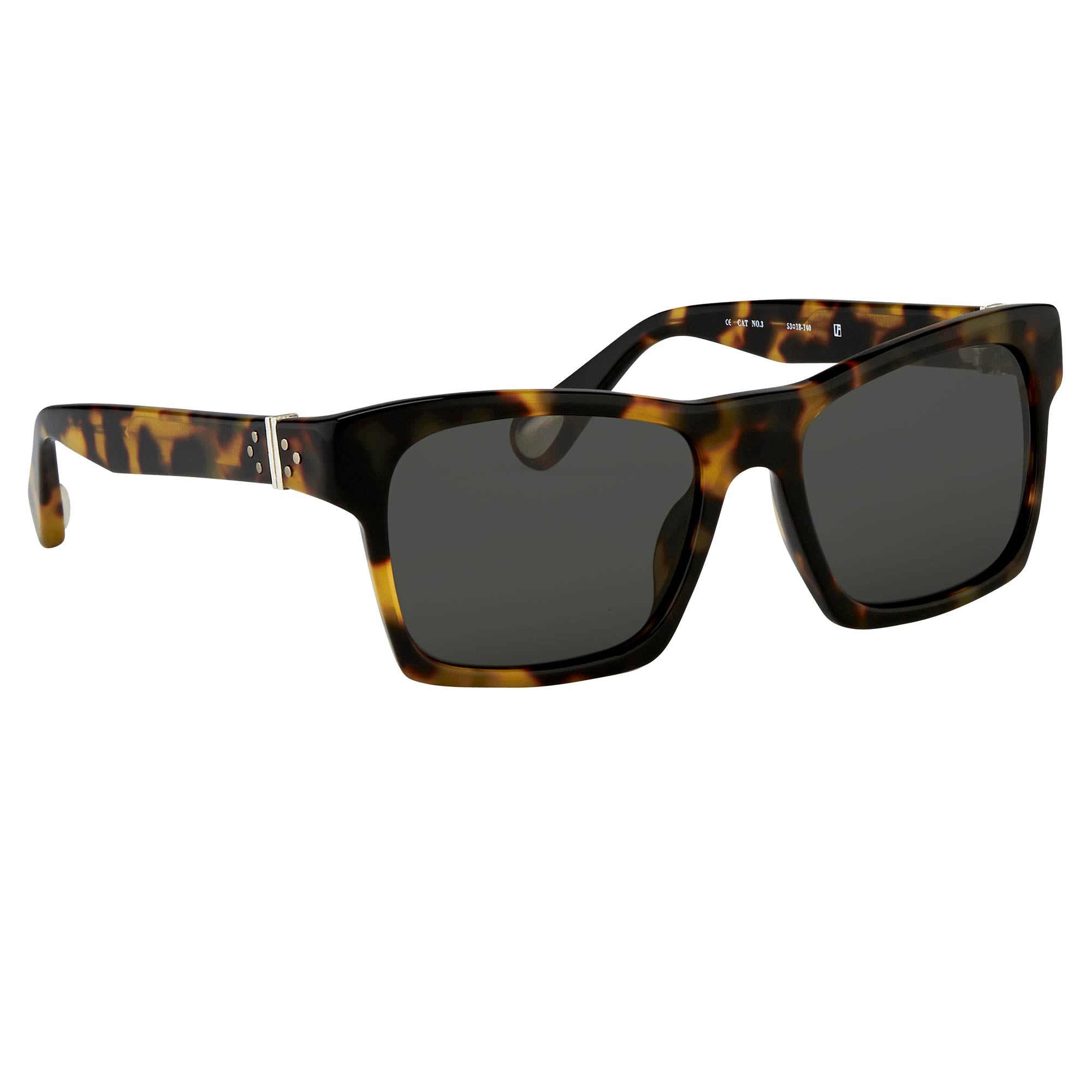 Ann Demeulemeester Sunglasses D-Frame Tortoise Shell 925 Silver CAT3 AD3C2SUN - Watches & Crystals