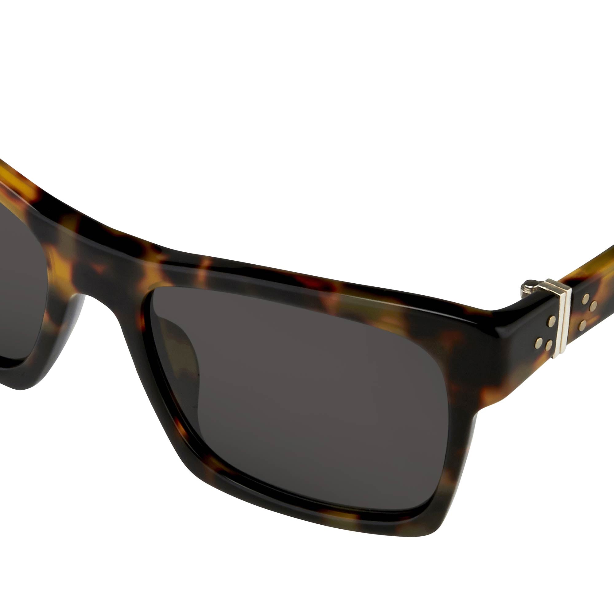 Ann Demeulemeester Sunglasses D-Frame Tortoise Shell 925 Silver CAT3 AD3C2SUN - Watches & Crystals