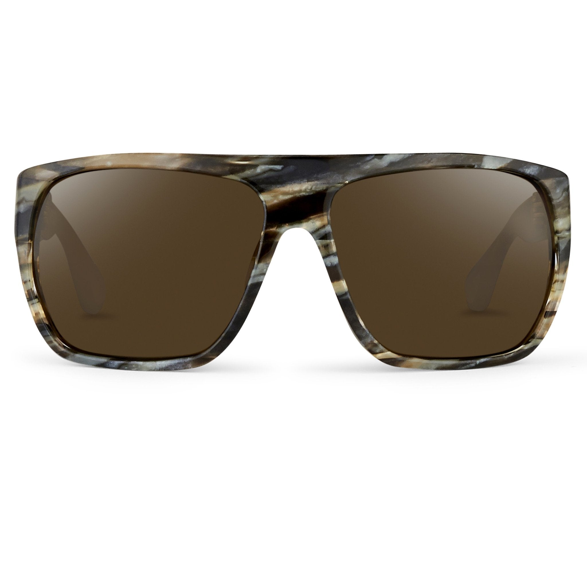 Ann Demeulemeester Sunglasses Oversized Brown Horn 925 Silver with Green Lenses CAT3 AD31C3SUN - Watches & Crystals