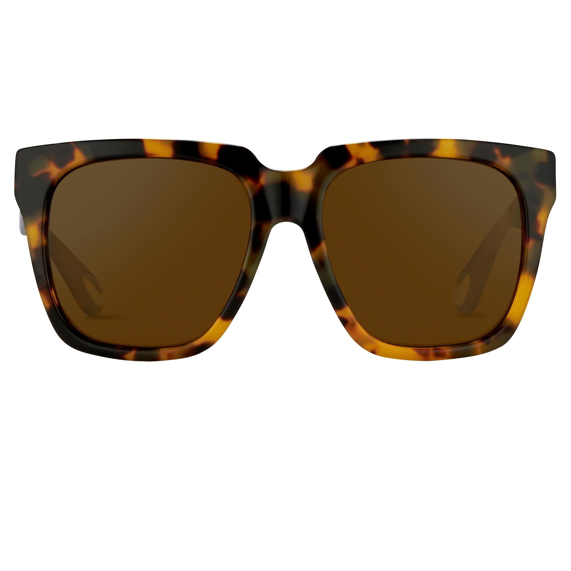 Ann Demeulemeester Sunglasses Oversized Tortoise Shell with Brown Lenses CAT3 AD21C2SUN - Watches & Crystals