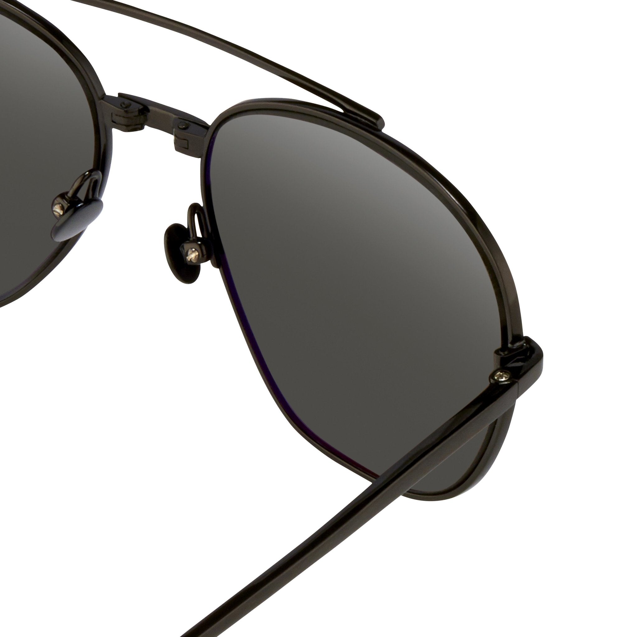 Ann Demeulemeester Sunglasses Titanium Black with Grey Lenses CAT3 AD12C4SUN - Watches & Crystals