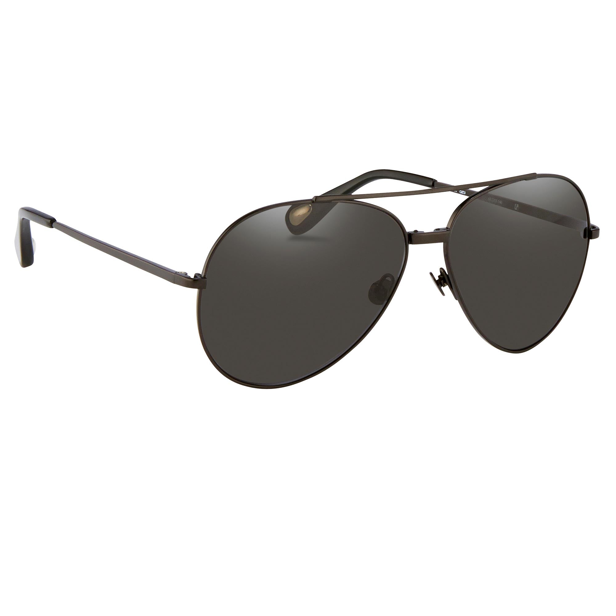 Ann Demeulemeester Sunglasses Titanium Black with Grey Lenses CAT3 AD14C4SUN - Watches & Crystals