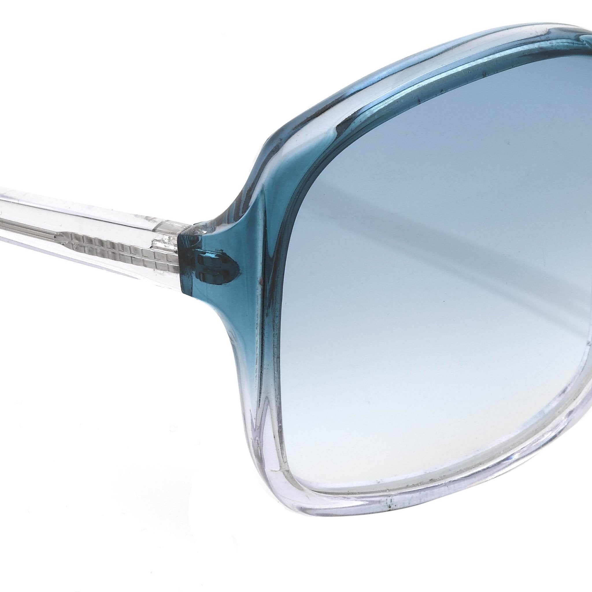 Antonio Berardi Women Sunglasses Oversized Frame Blue/Clear and Blue Graduated Lenses - 9AB2C3PETROL - Watches & Crystals