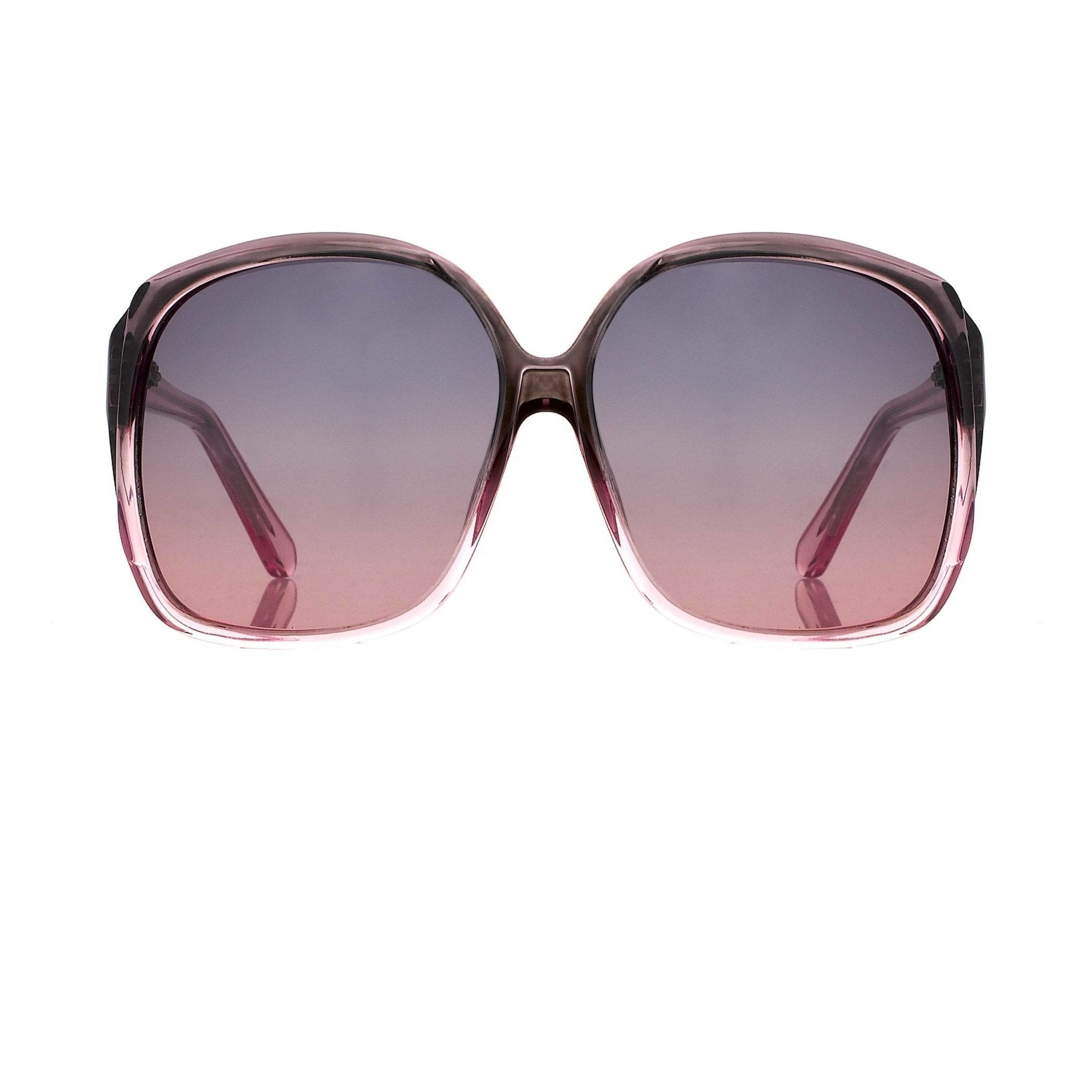 Antonio Berardi Women Sunglasses Oversized Frame Grey/Pink and Grey Graduated Lenses - 9AB2C2PINK - Watches & Crystals