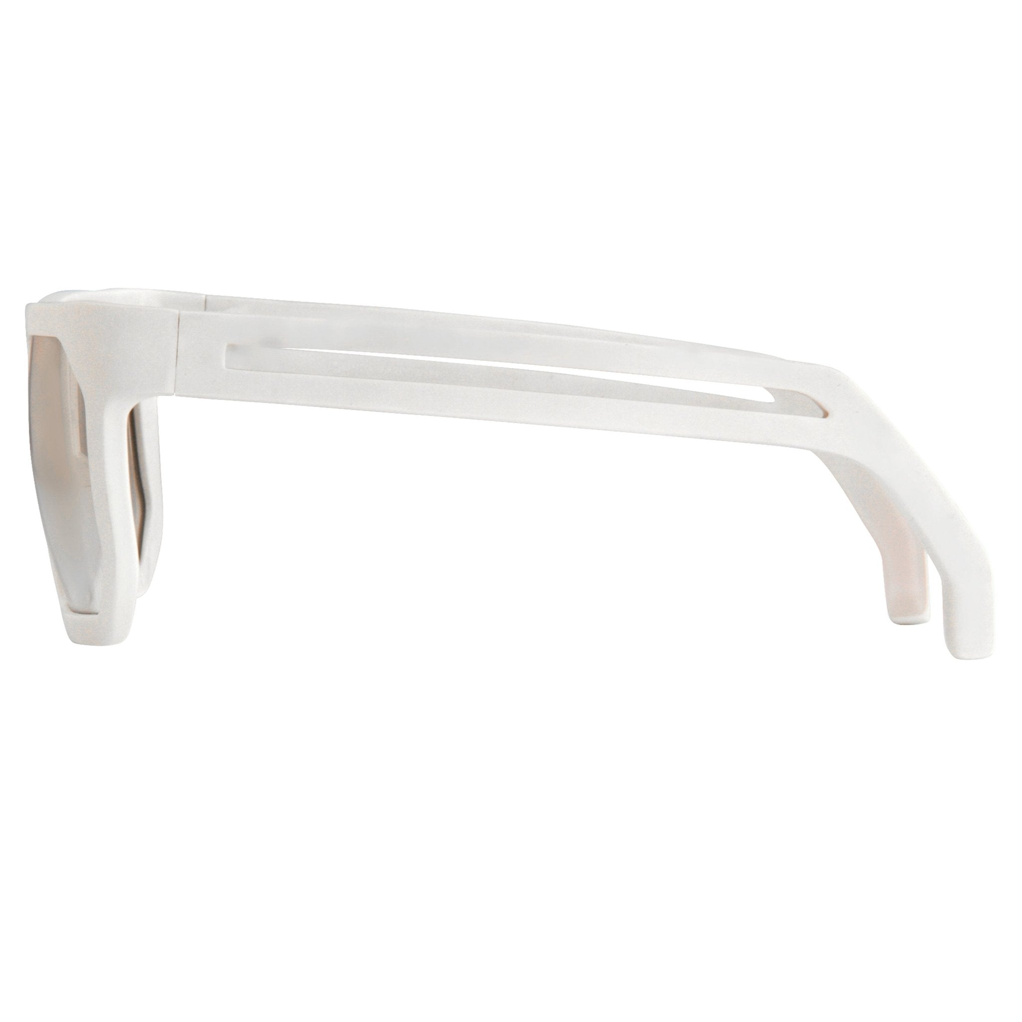 Boris Bidjan Saberi Sunglasses Rectangular White With Brown Graduated Lenses BBS1C1SUN - Watches & Crystals