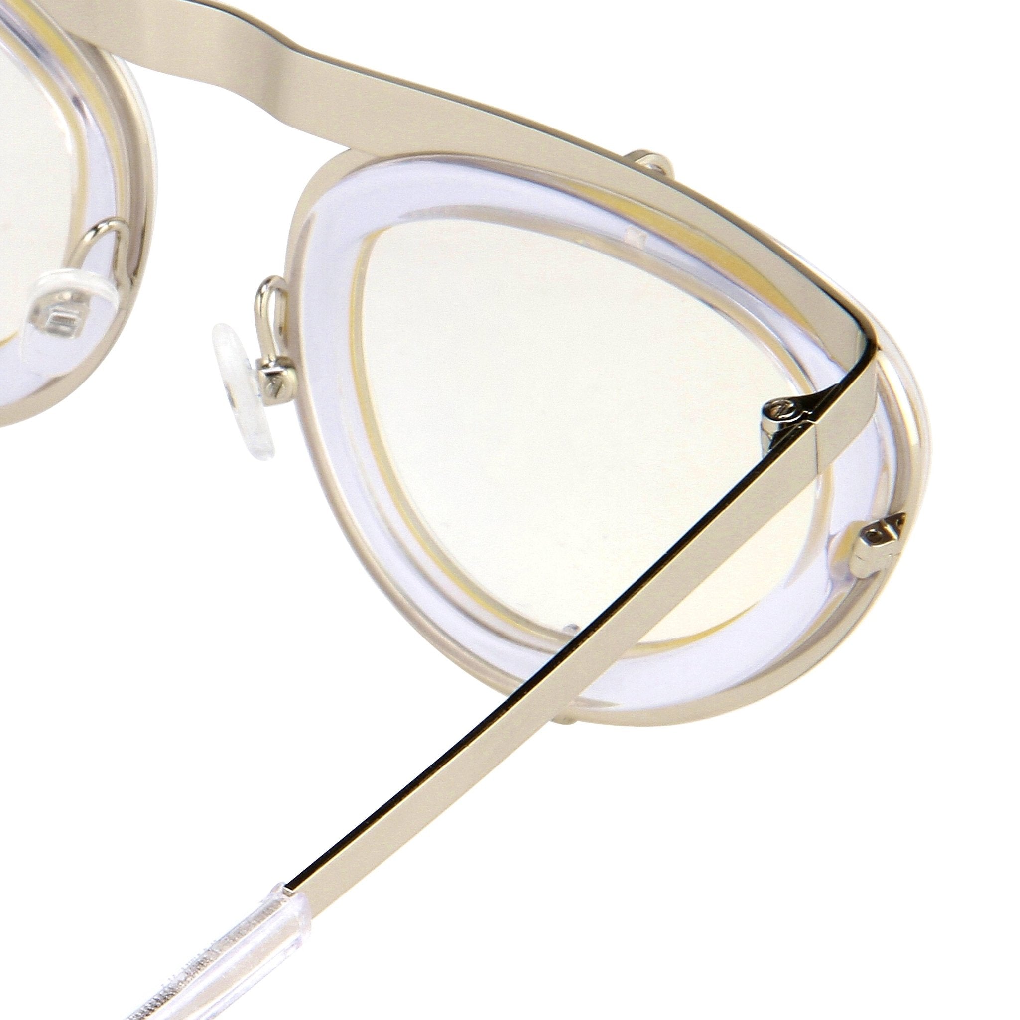 Erdem Women Sunglasses Cat Eye Clear Silver and Silver Lenses - EDM3C1SUN - Watches & Crystals