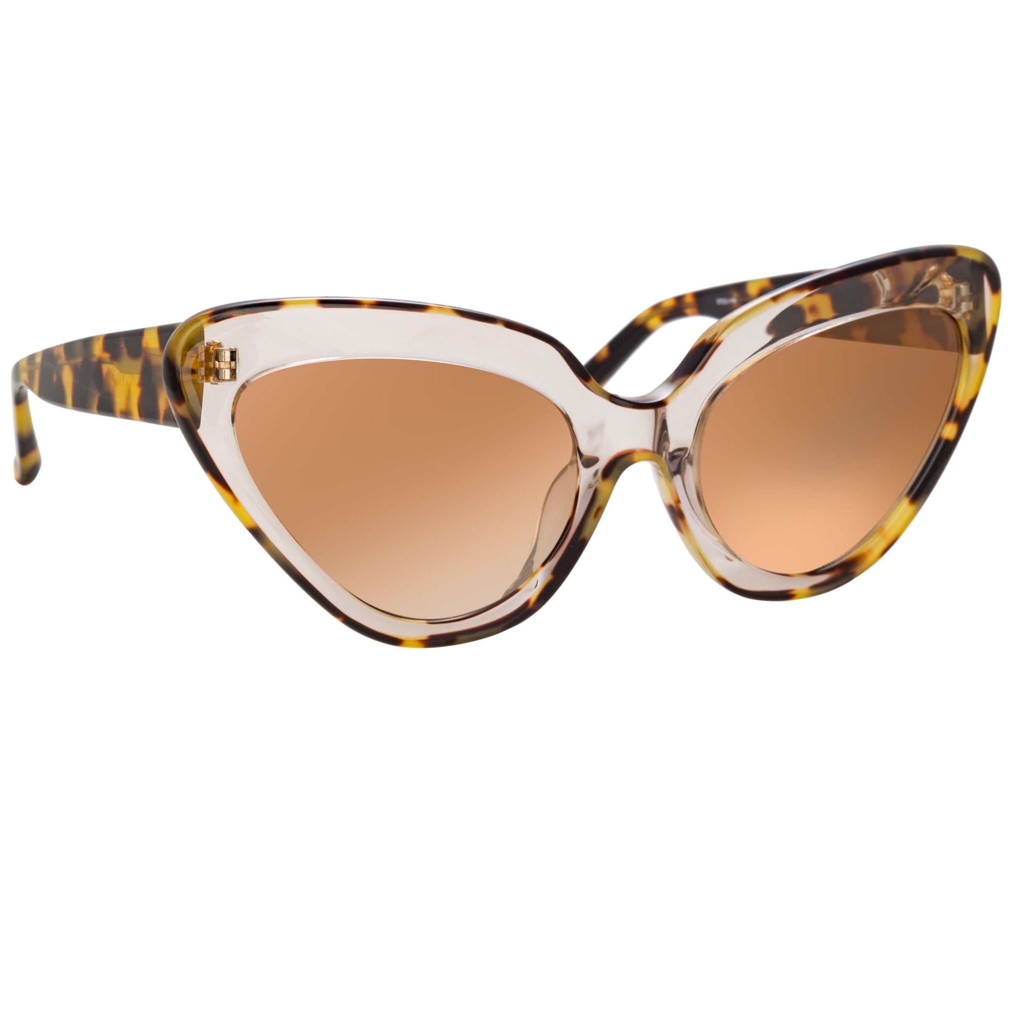 Erdem Women Sunglasses Cat Eye Clear Tortoiseshell With Brown Graduated Lenses - EDM29C1SUN - Watches & Crystals