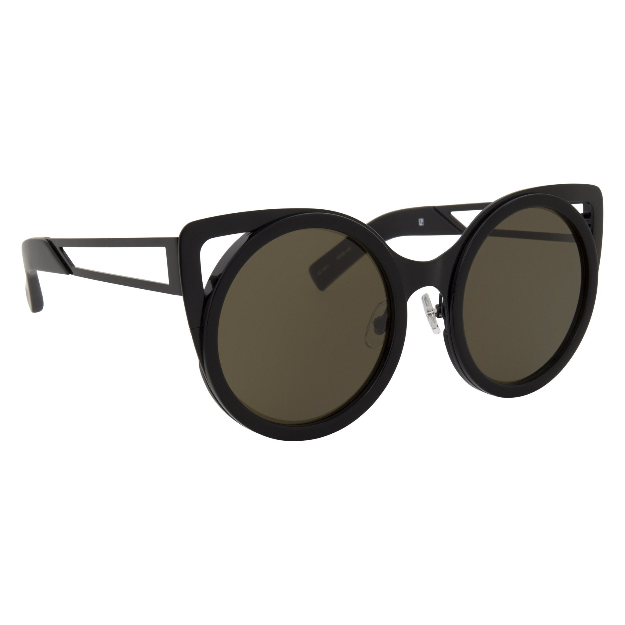 Erdem Women Sunglasses Cat Eye Slate Black with Grey Lenses Category 3 EDM4C9SUN - Watches & Crystals