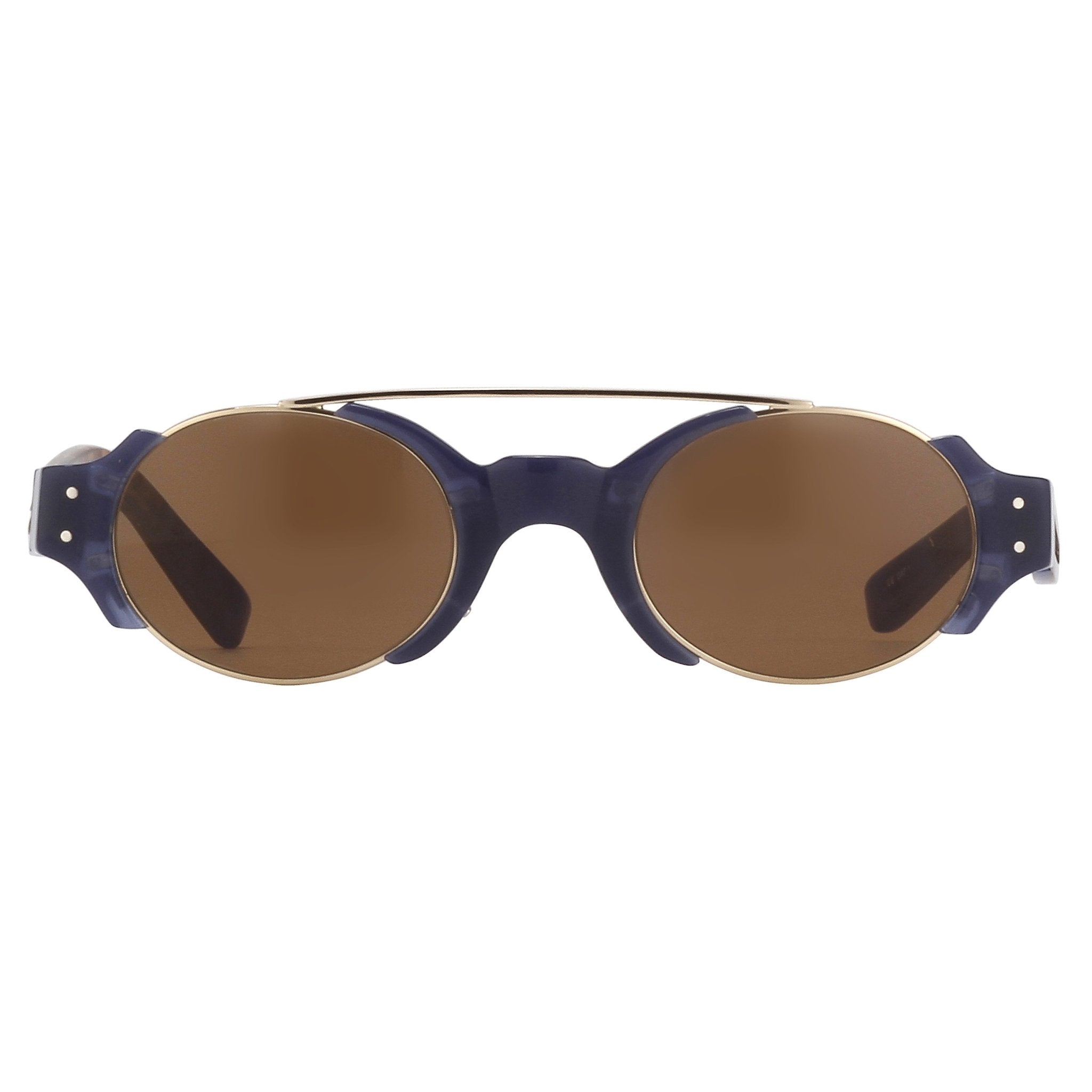 Erdem Women Sunglasses Royal Blue Light Gold with Brown Lenses EDM8C3SUN - Watches & Crystals