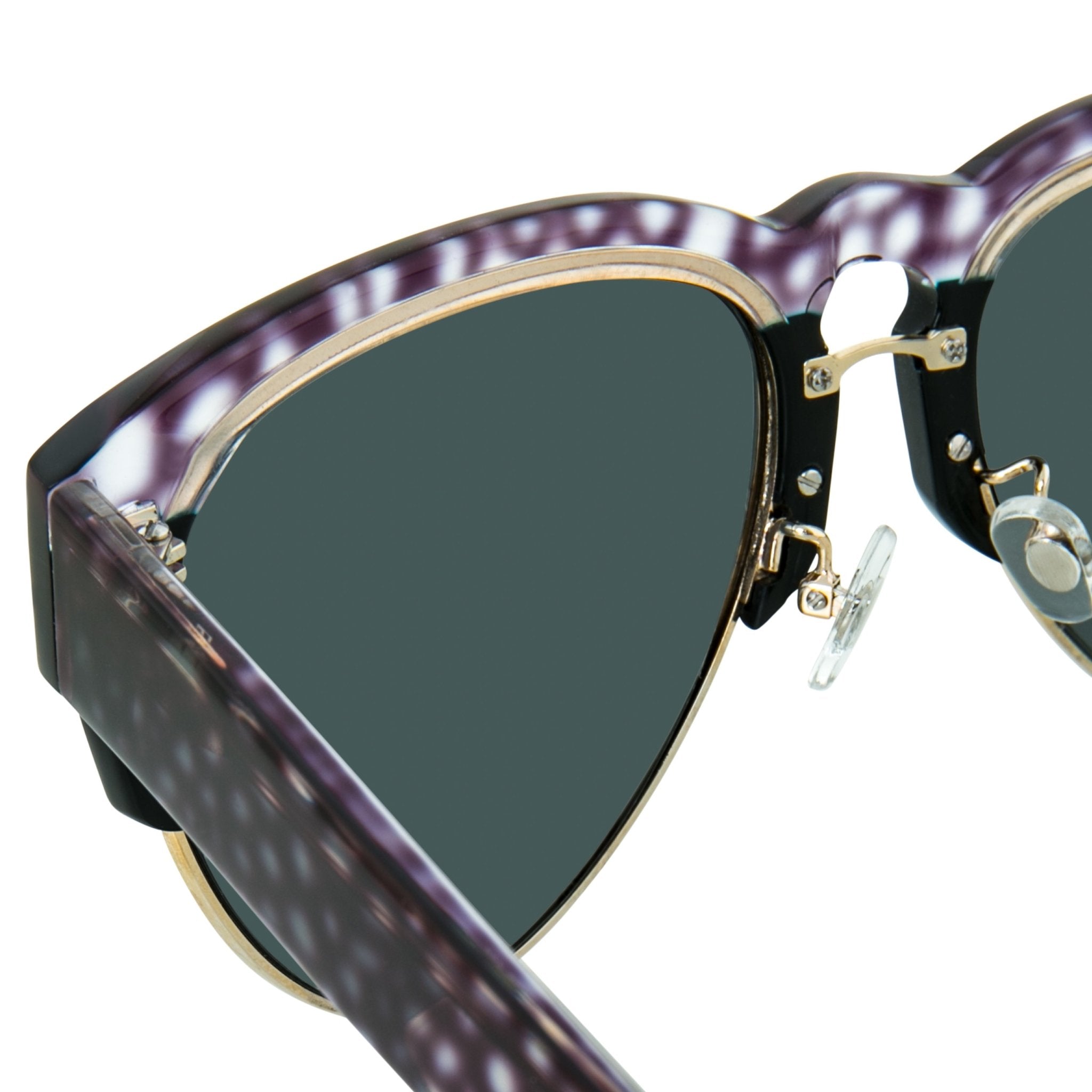 Erdem Women Sunglasses Stingray Black Light Gold with Grey Lenses Category 3 EDM25C3SUN - Watches & Crystals