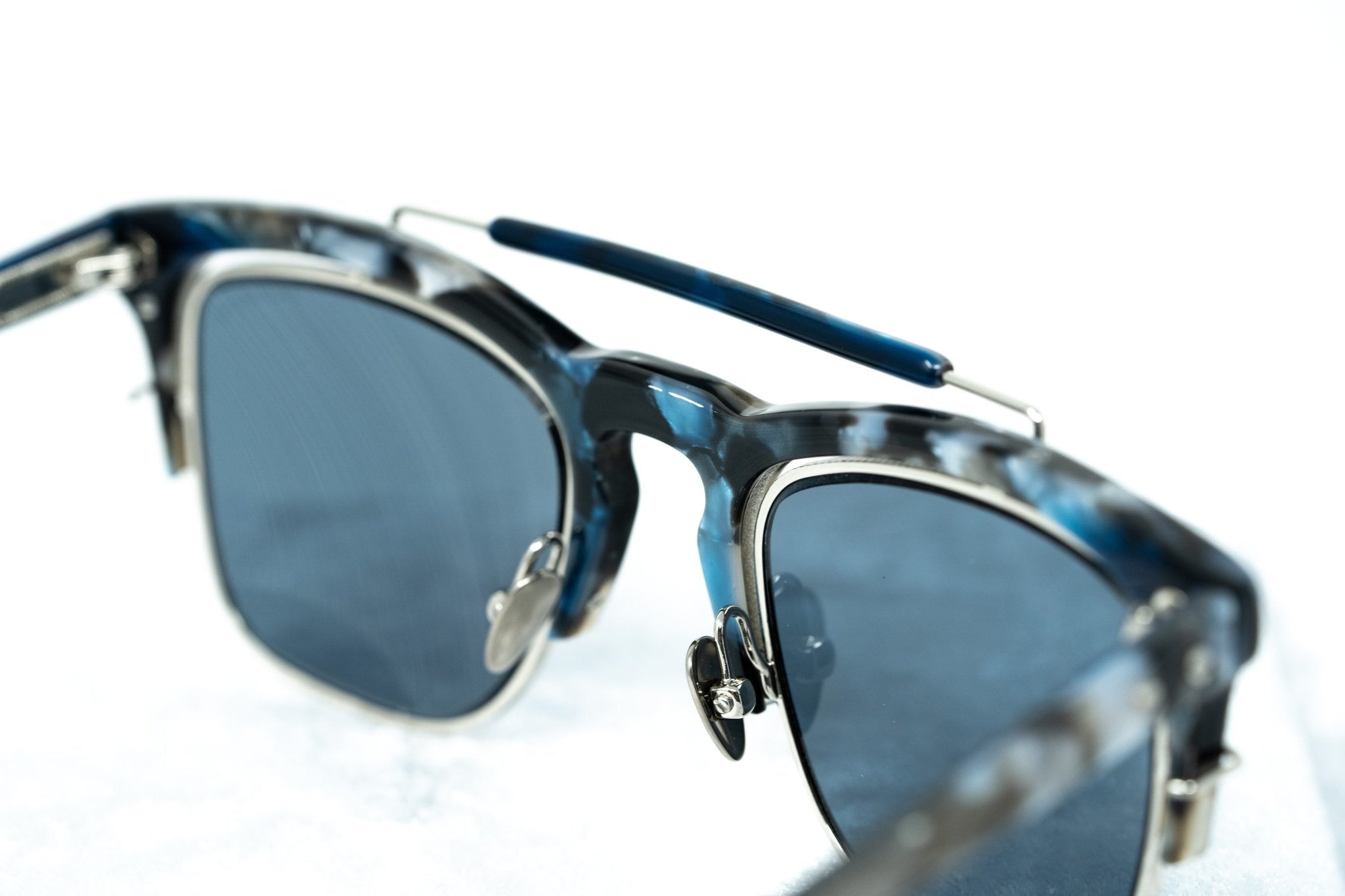 Kris Van Assche Sunglasses D-Frame Blue and Grey - Watches & Crystals