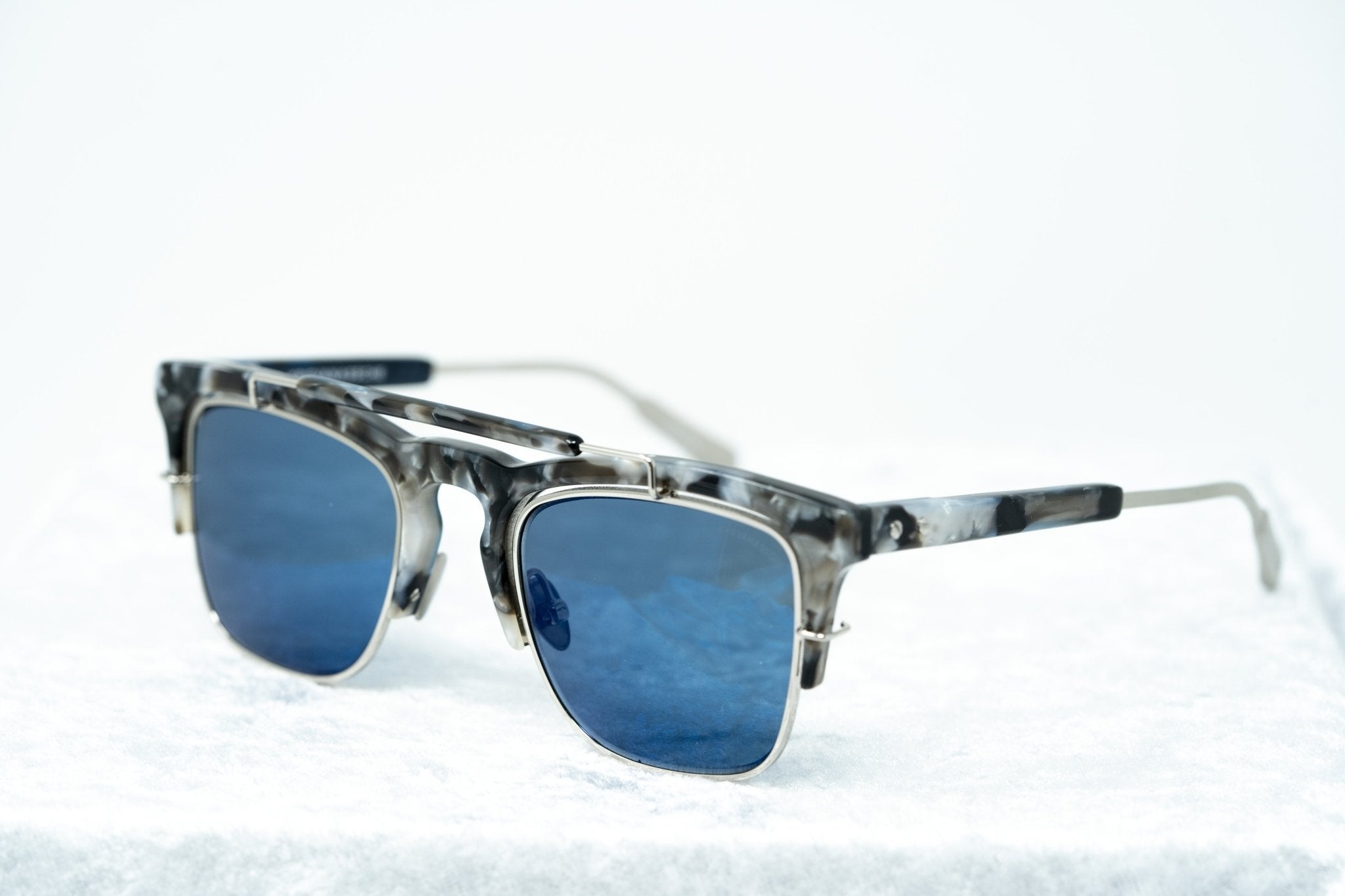 Kris Van Assche Sunglasses D-Frame Blue and Grey - Watches & Crystals