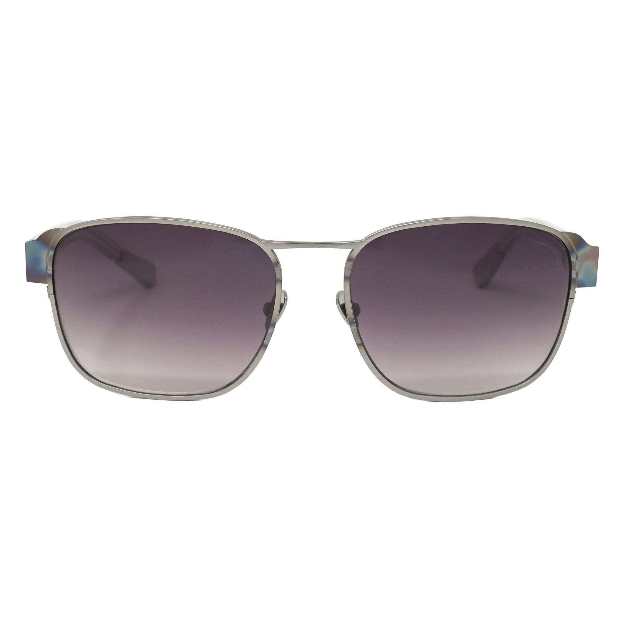 Kris Van Assche Sunglasses D-Frame Iridescent Silver and Purple - Watches & Crystals