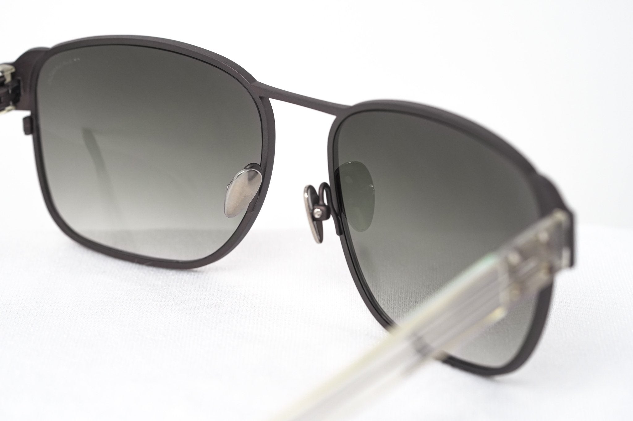 Kris Van Assche Sunglasses D-Frame Matt Brown and Grey - Watches & Crystals