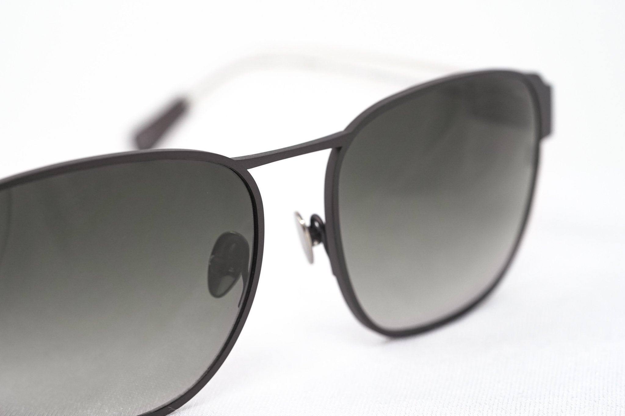 Kris Van Assche Sunglasses D-Frame Matt Brown and Grey - Watches & Crystals