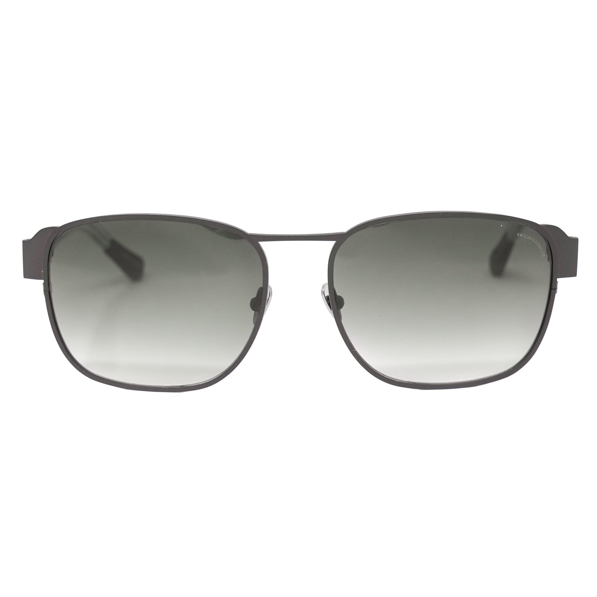 Kris Van Assche Sunglasses D-Frame Matt Brown and Grey - Watches & Crystals