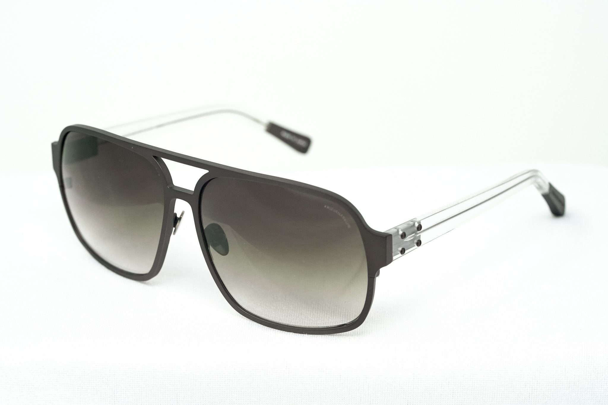 Kris Van Assche Sunglasses Rectangular Brown and Grey - Watches & Crystals