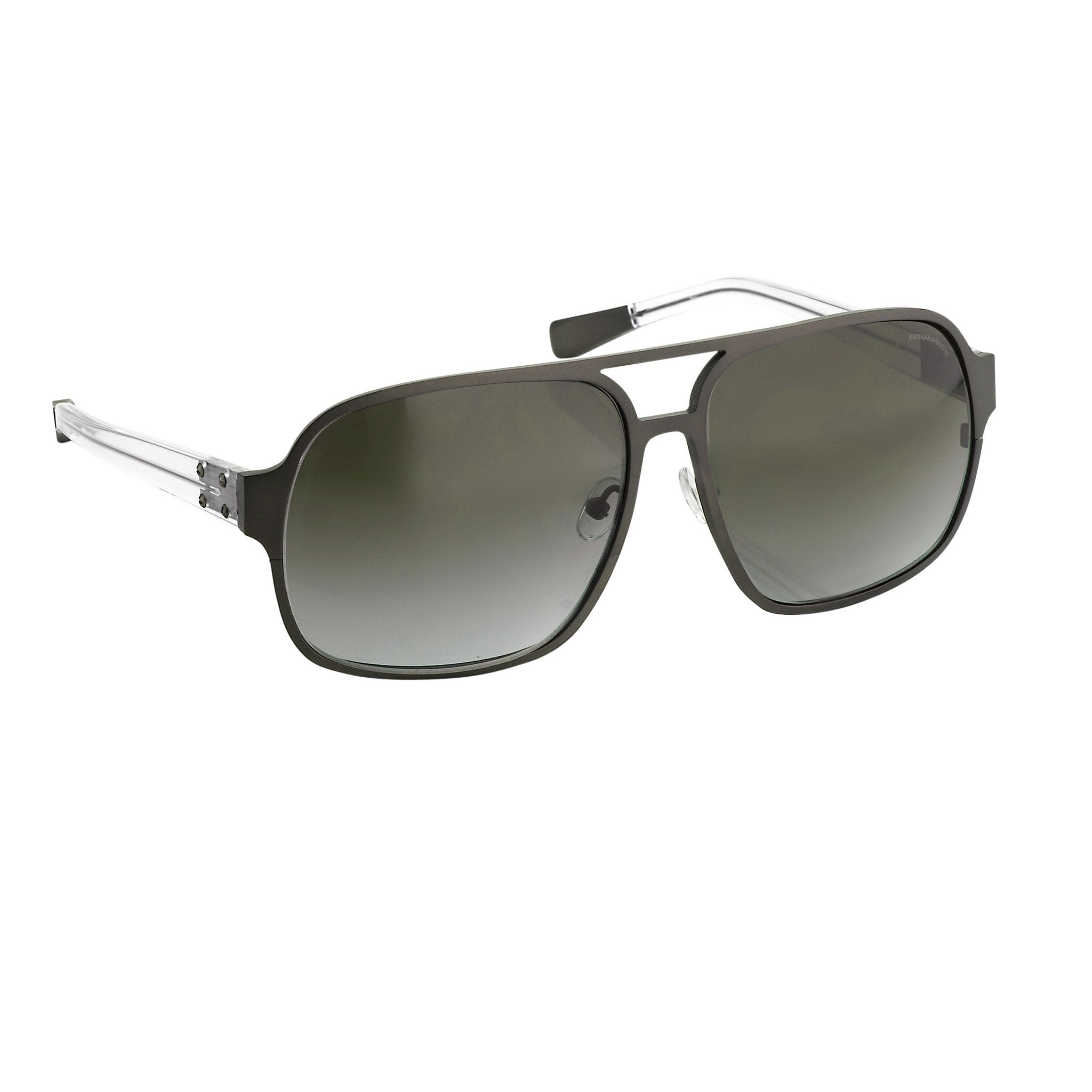 Kris Van Assche Sunglasses Rectangular Brown and Grey - Watches & Crystals