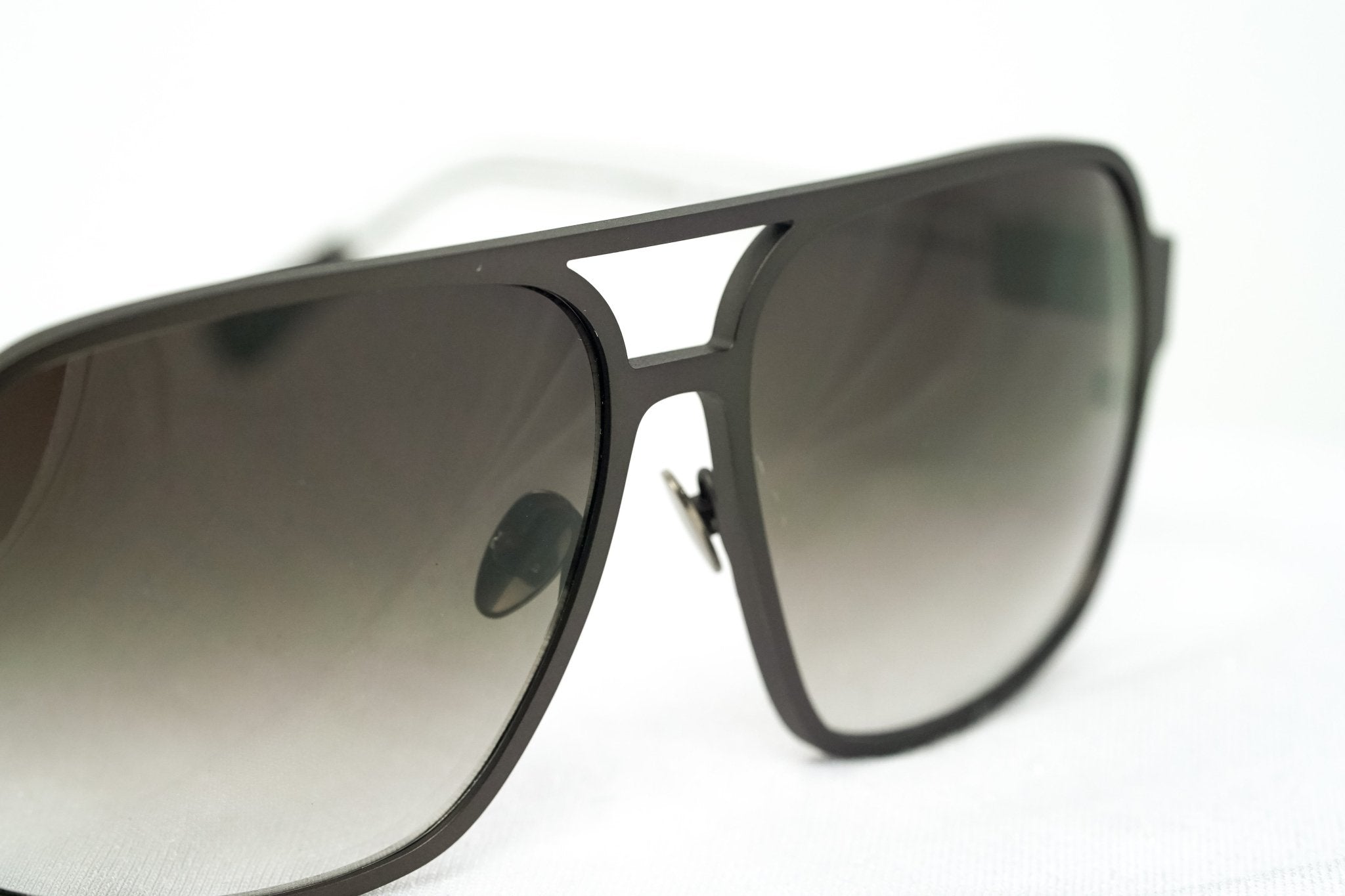 Kris Van Assche Sunglasses Rectangular Brown and Grey - Watches & Crystals