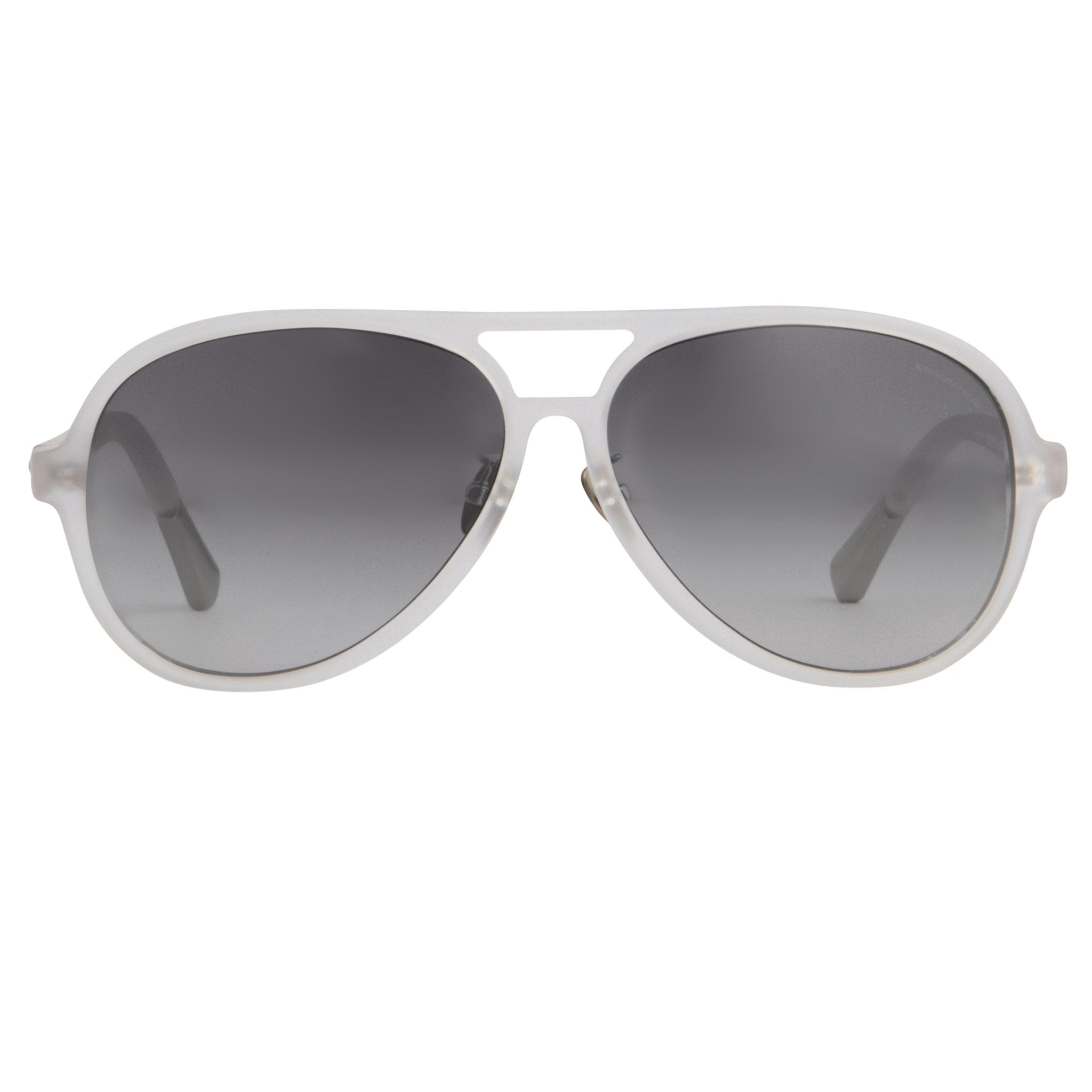 Kris Van Assche Sunglasses Unisex Rubberised Clear with Grey Graduated Lenses Category 2- KVA48C2SUN - Watches & Crystals