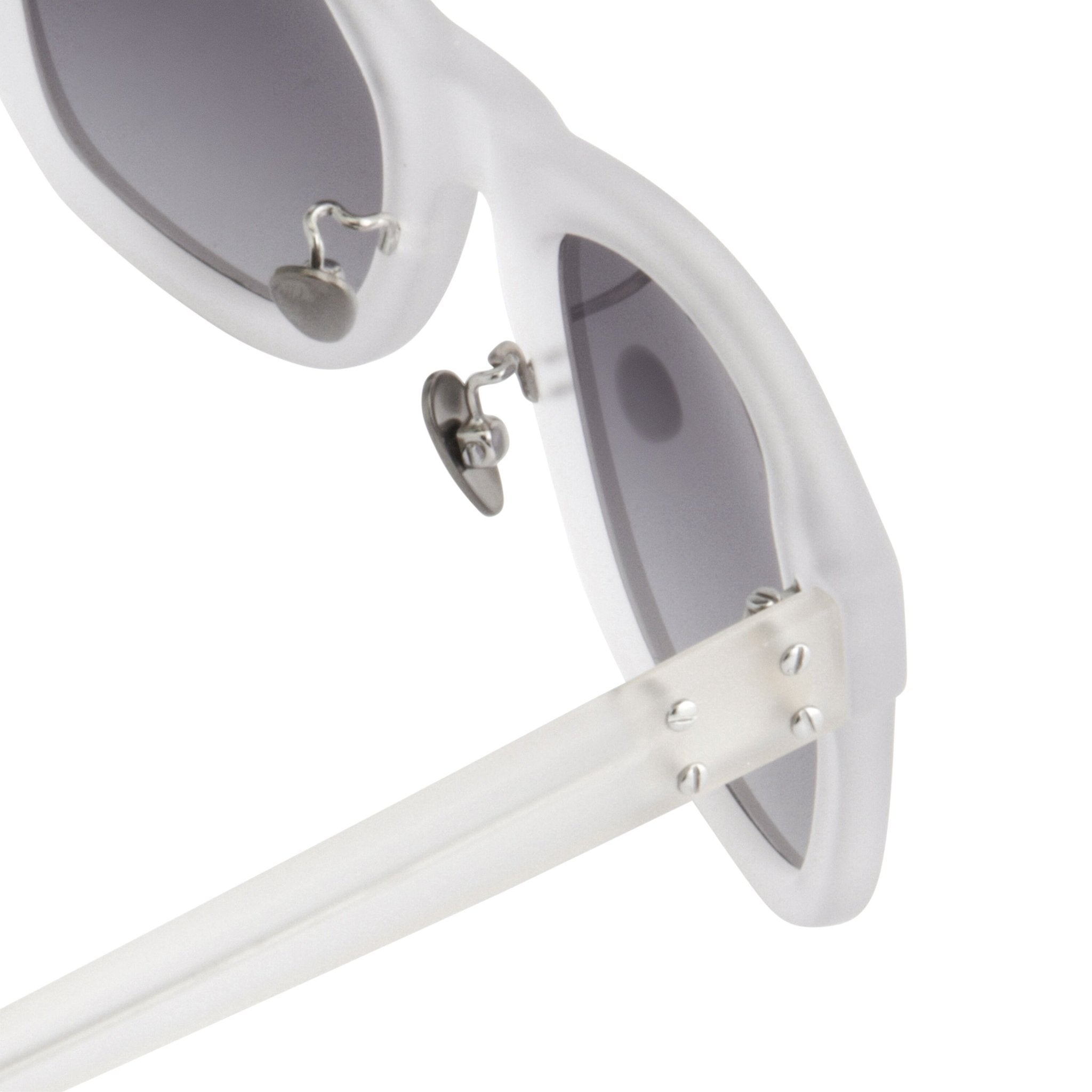 Kris Van Assche Sunglasses with D-frame Rubberised Clear and Grey Lenses - KVA47C2SUN - Watches & Crystals