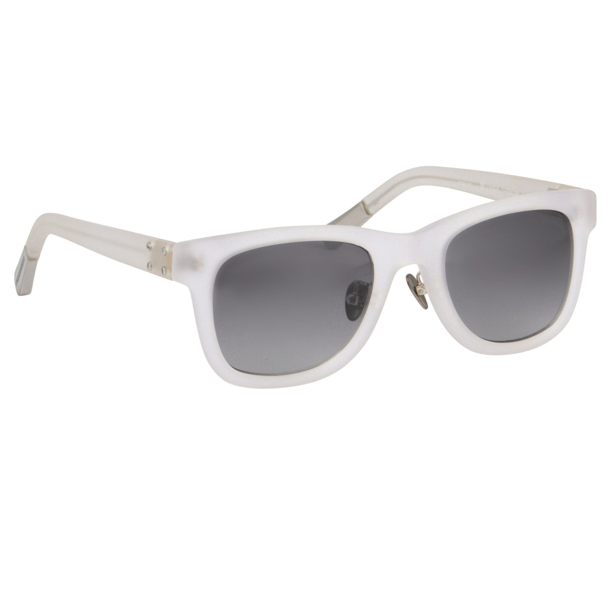 Kris Van Assche Sunglasses with D-frame Rubberised Clear and Grey Lenses - KVA47C2SUN - Watches & Crystals