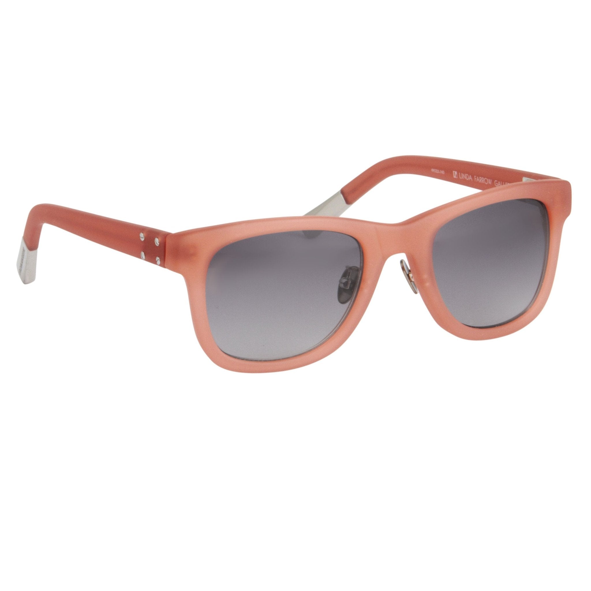 Kris Van Assche Sunglasses with D-frame Rubberised Orange and Grey Lenses - KVA47C4SUN - Watches & Crystals