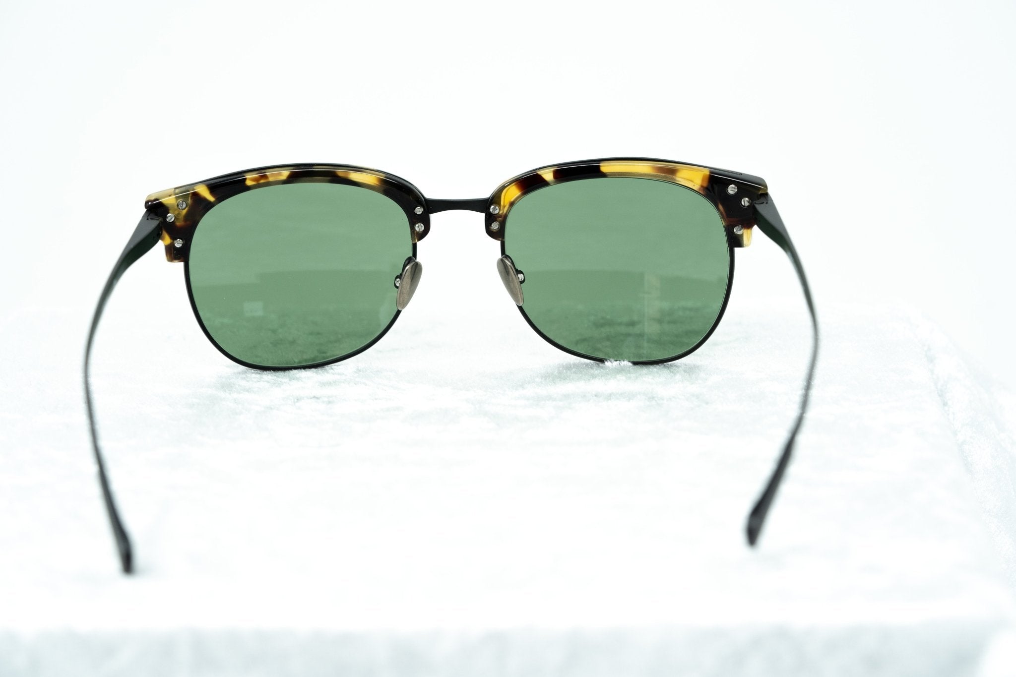 Kris Van Assche Sunglasses with D-Frame Tortoiseshell Black and Green Lenses Category 3 - KVA76C2SUN - Watches & Crystals