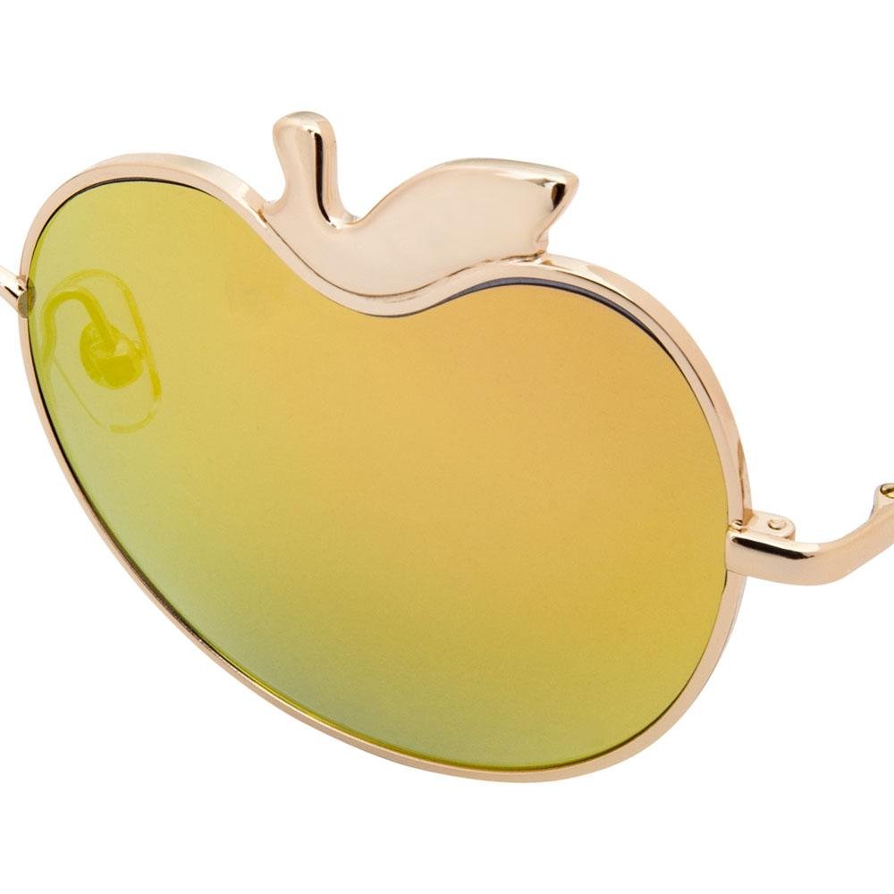 Markus Lupfer Sunglasses Special Apples Gold Mirror Lenses Category 3 Dark Tint ML12C7SUN - Watches & Crystals