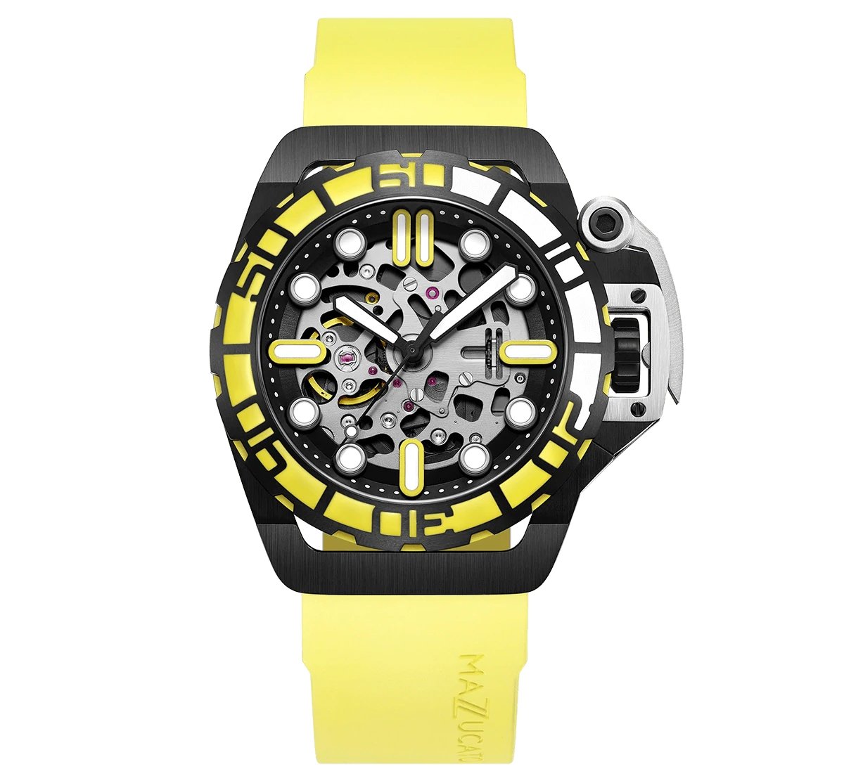 Mazzucato RIM SUB Men's Automatic Watch Yellow SK4-YL - Watches & Crystals