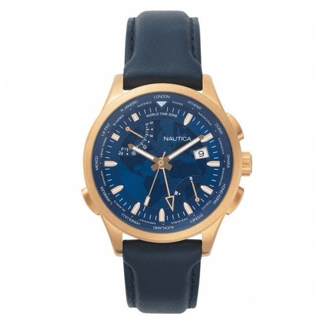 Nautica Men's Watch Chronograph Shanghai Navy NAPSHG002 - Watches & Crystals