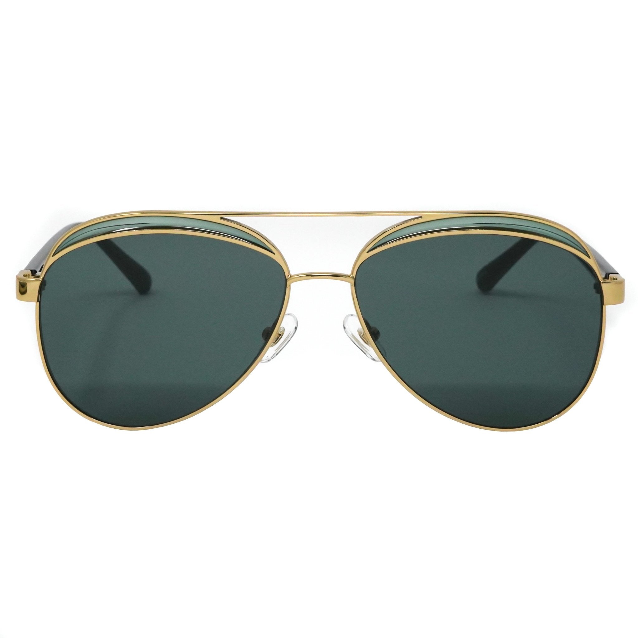 NO 21 Sunglasses Gold and Green - Watches & Crystals