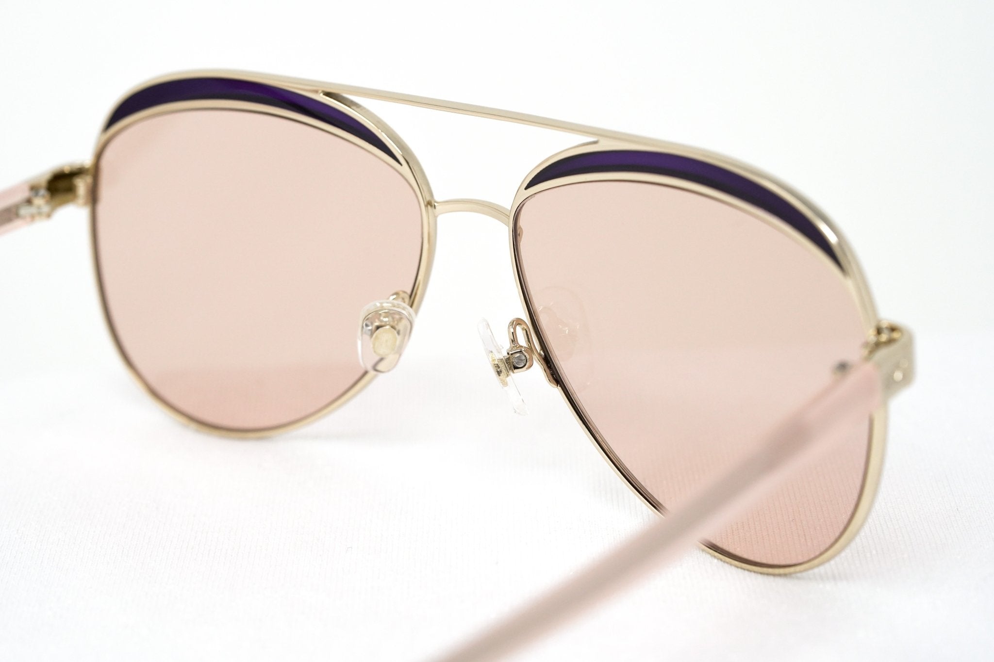 NO 21 Women's Sunglasses Rose Gold and Peach - Watches & Crystals