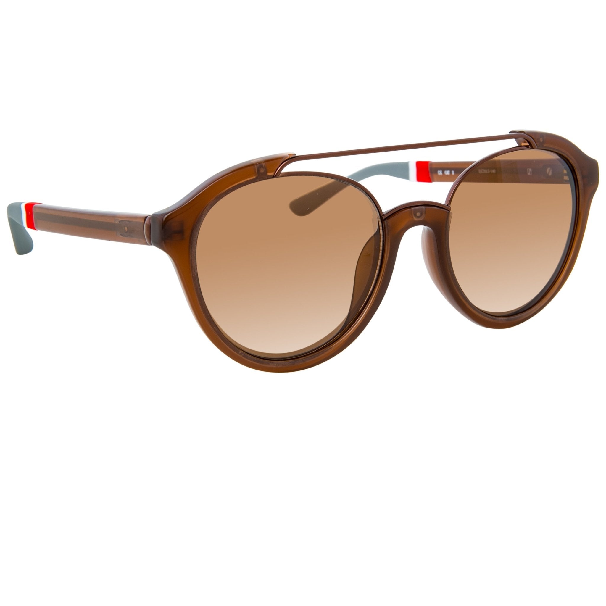 Orlebar Brown Sunglasses Oval Clay & Bronze with Metallic Brown Lenses OB42C6SUN - Watches & Crystals