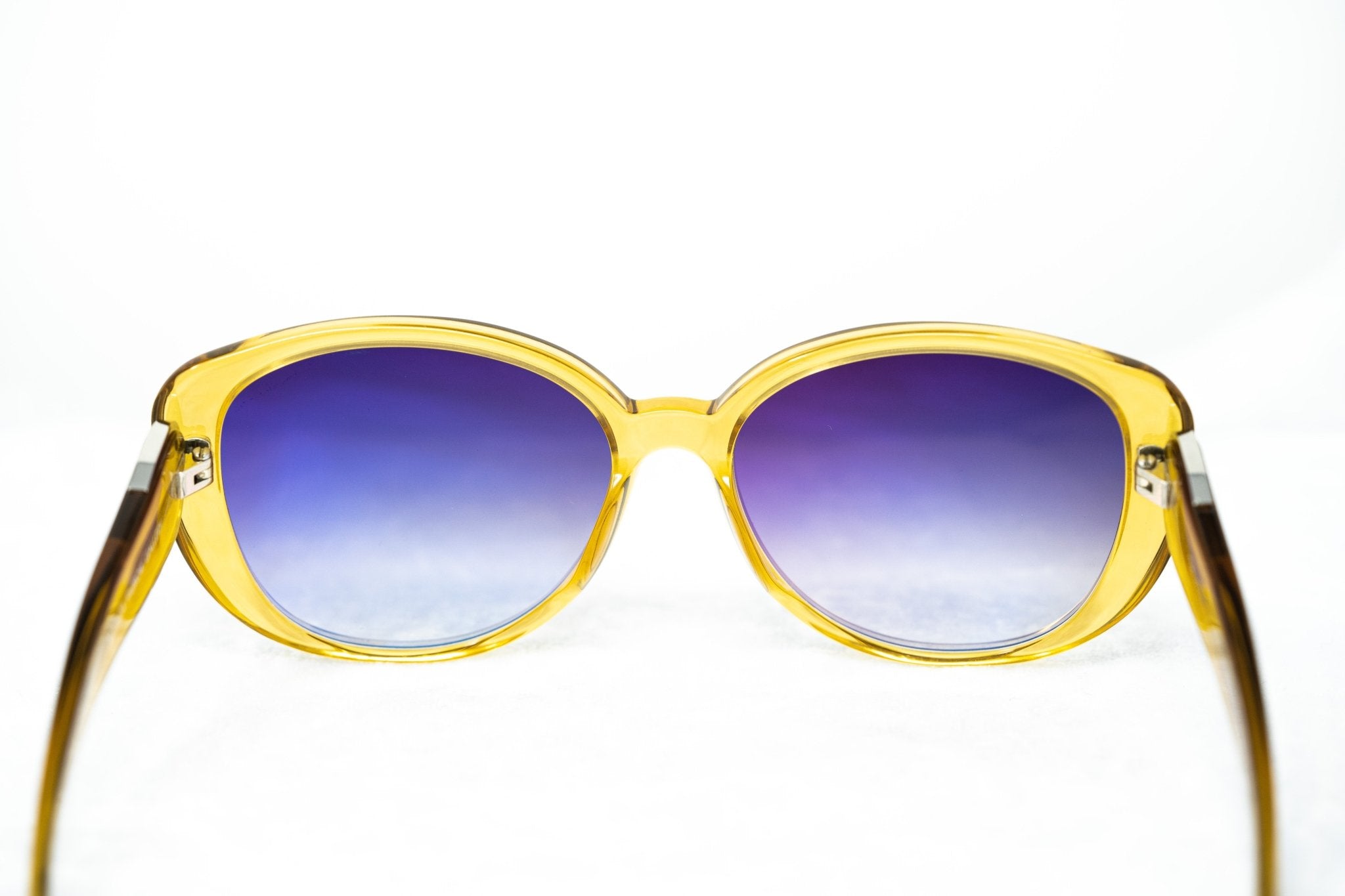 Oscar De La Renta Sunglasses Oversized Frame Dandelion and Grey Lenses - ODLR47C5SUN - Watches & Crystals