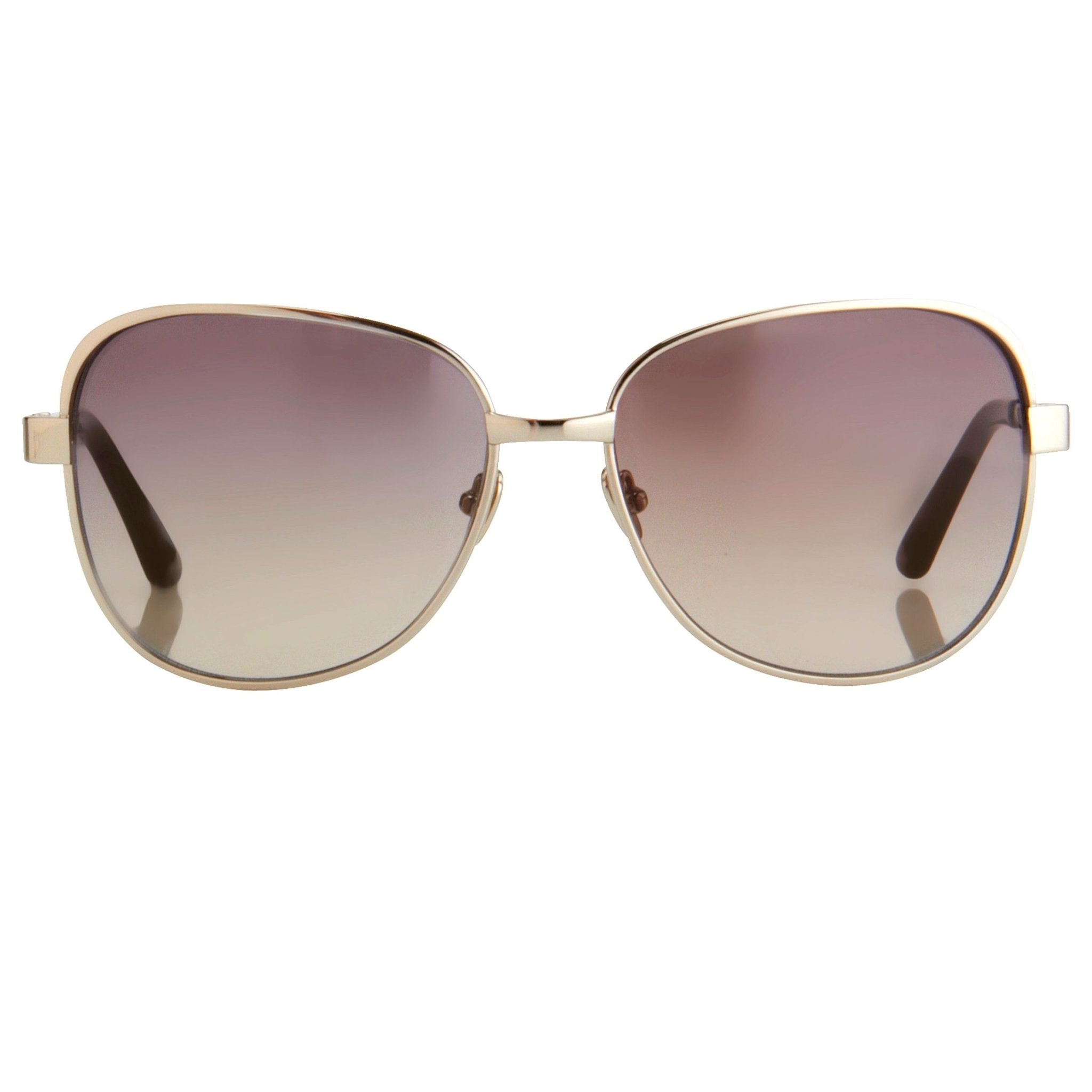 Oscar De La Renta Sunglasses Oversized Frame Silver and Grey Lenses - ODLR32C3SUN - Watches & Crystals