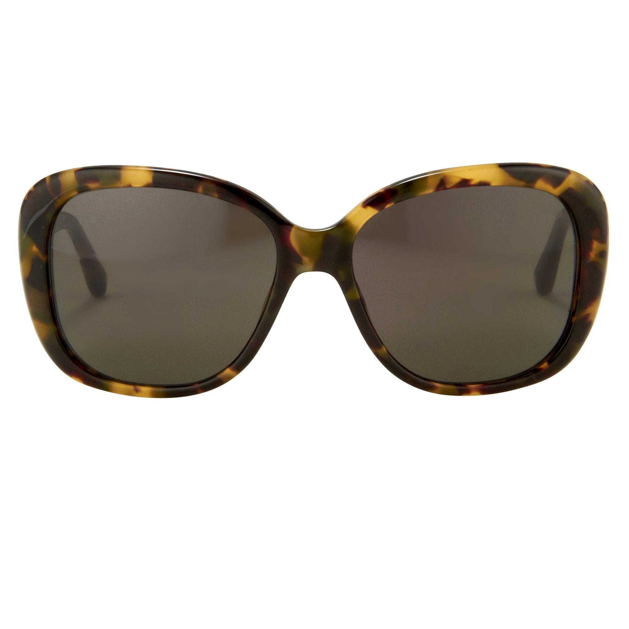 Oscar De La Renta Sunglasses Oversized Frame Tortoise Shell and Grey Lenses - ODLR45C2SUN - Watches & Crystals