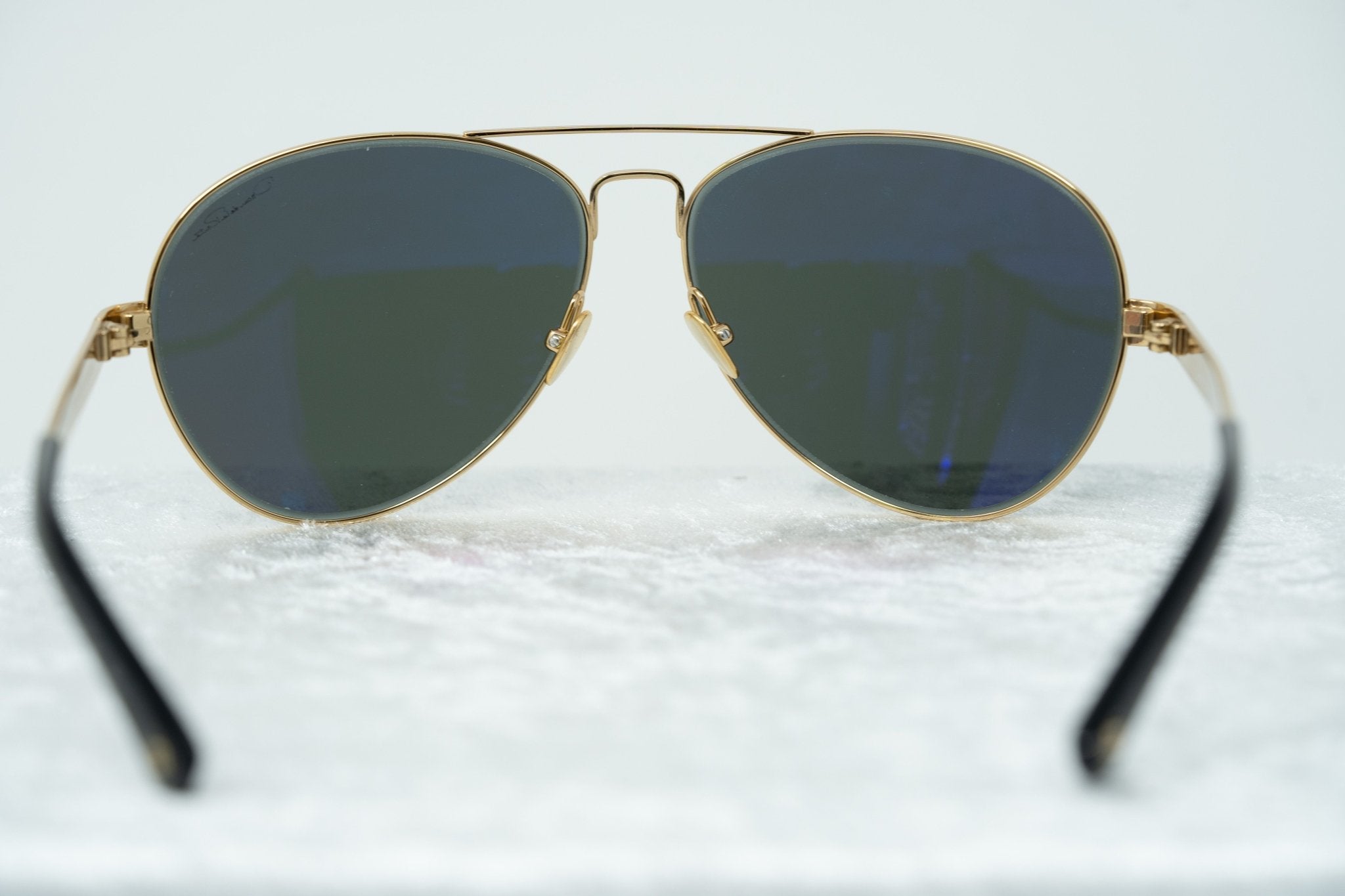 Oscar De La Renta Sunglasses Rose Gold and Green Lenses Category 3 - ODLR44C5SUN - Watches & Crystals